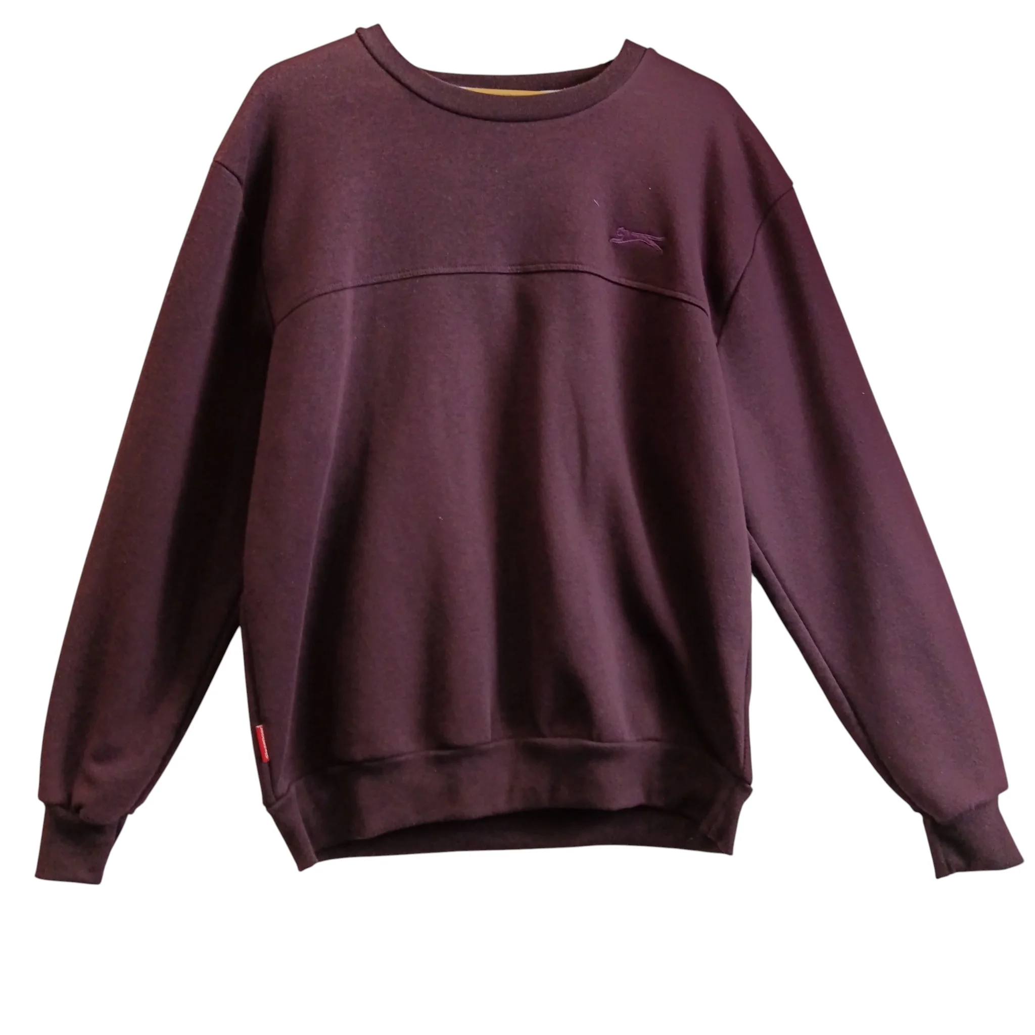 Slazenger Plum Colour  Men's Casual  Jumper UK Medium - Menswear | Pre-loved