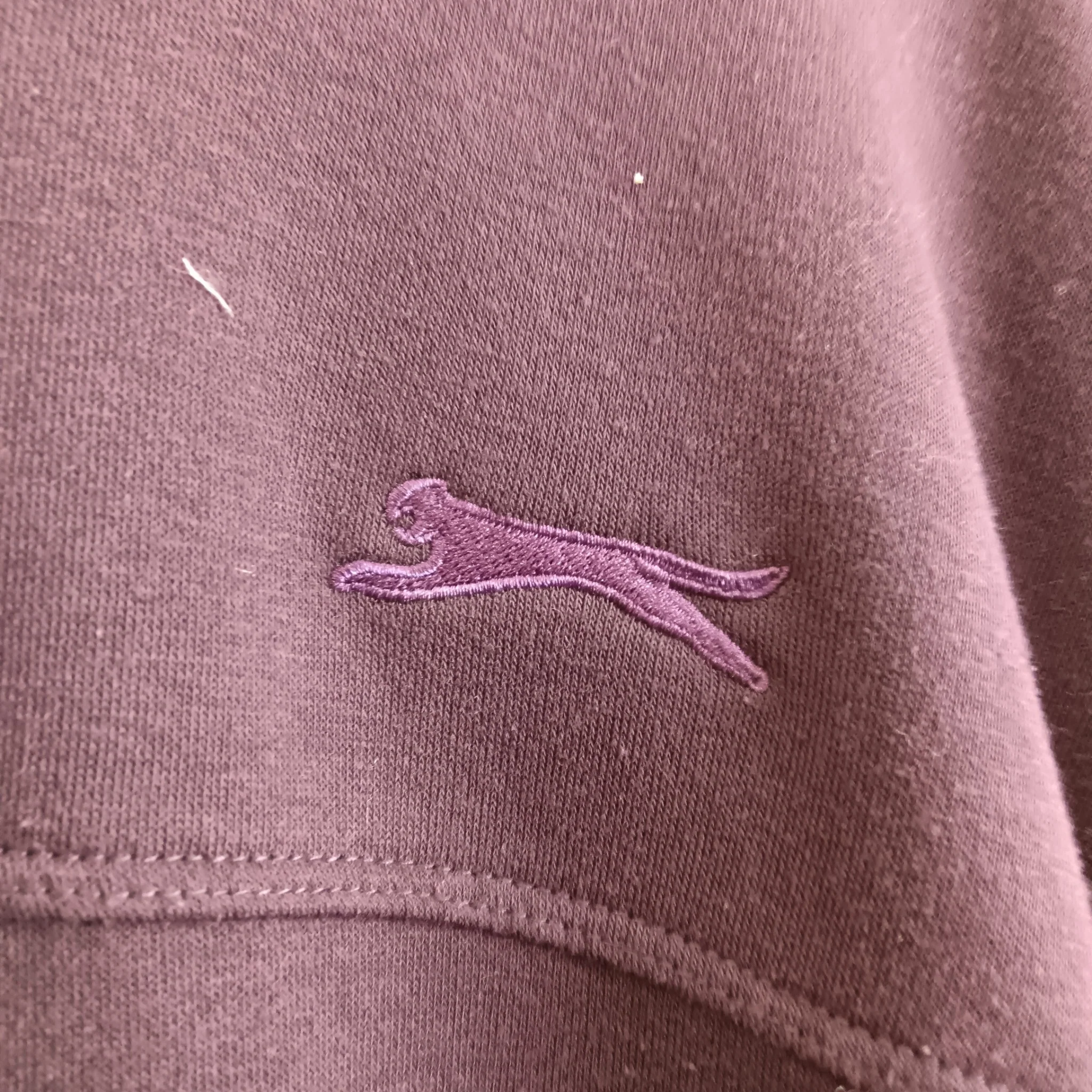 Slazenger Plum Colour  Men's Casual  Jumper UK Medium - Menswear | Pre-loved - Image 3