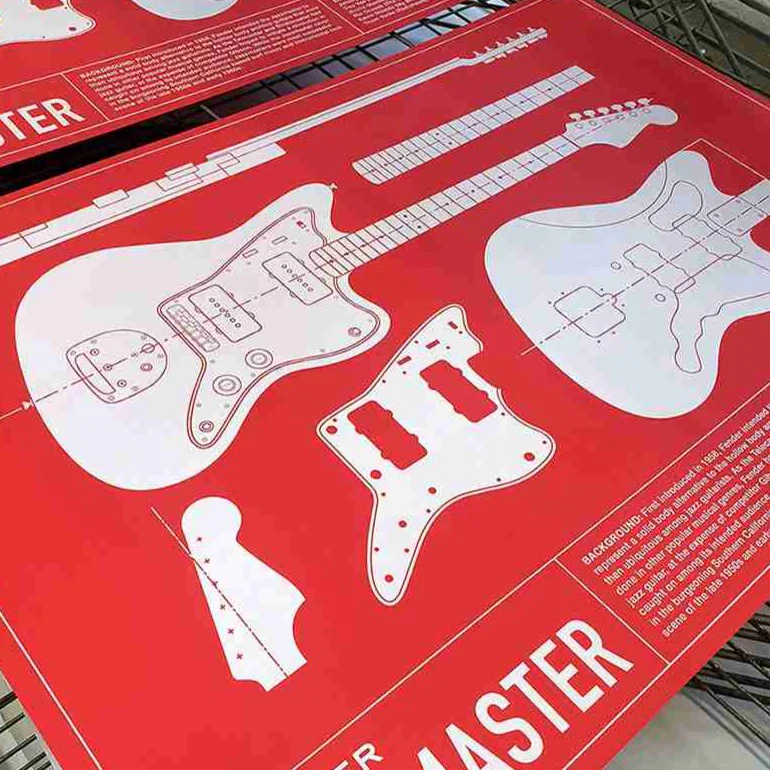 Fender Jazzmaster Guitar | Print - Image 2