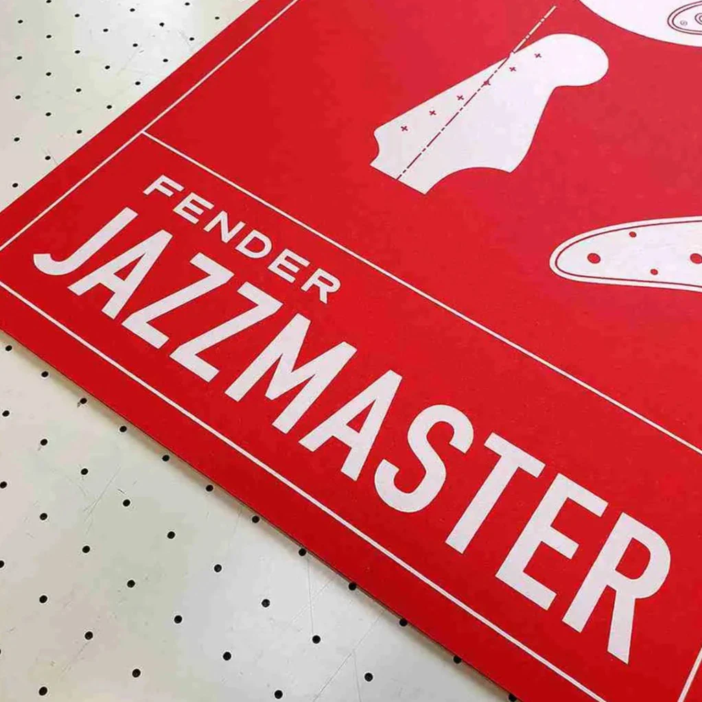 Fender Jazzmaster Guitar | Print - Image 4