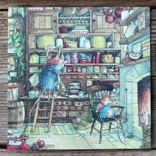 Spring Brambly Hedge | Wooden Coaster