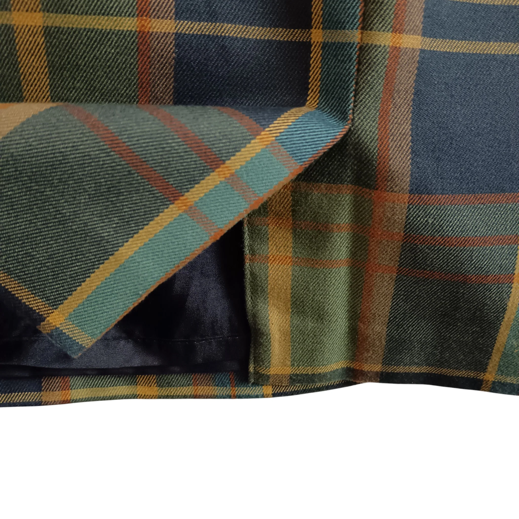 St- Roma Green Checked Knee Length Women's Skirt UK 14 -  Womenswear | Pre-loved - Image 4