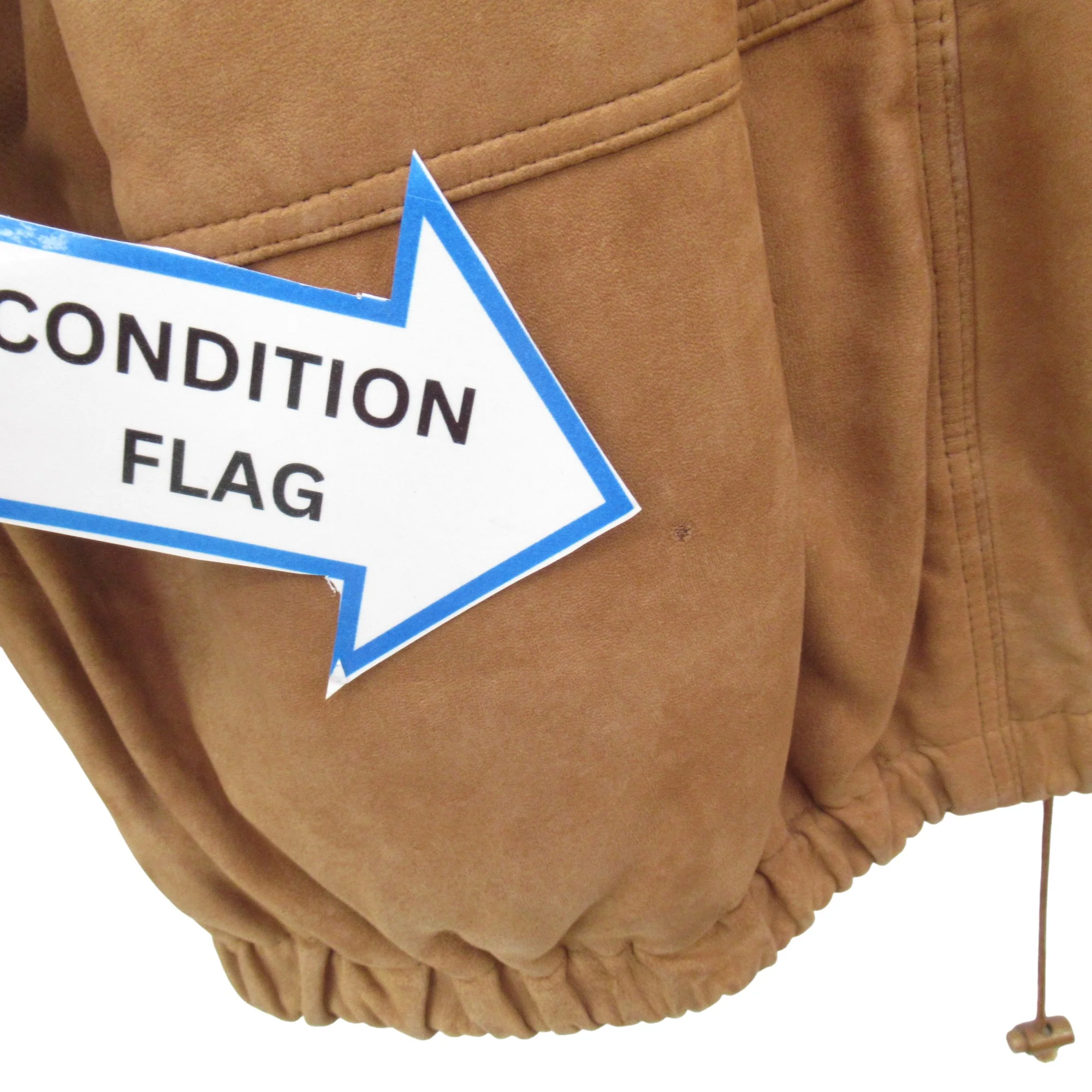 Sterling Vintage Suede Coat Camel XL Menswear| Pre-loved - Image 5