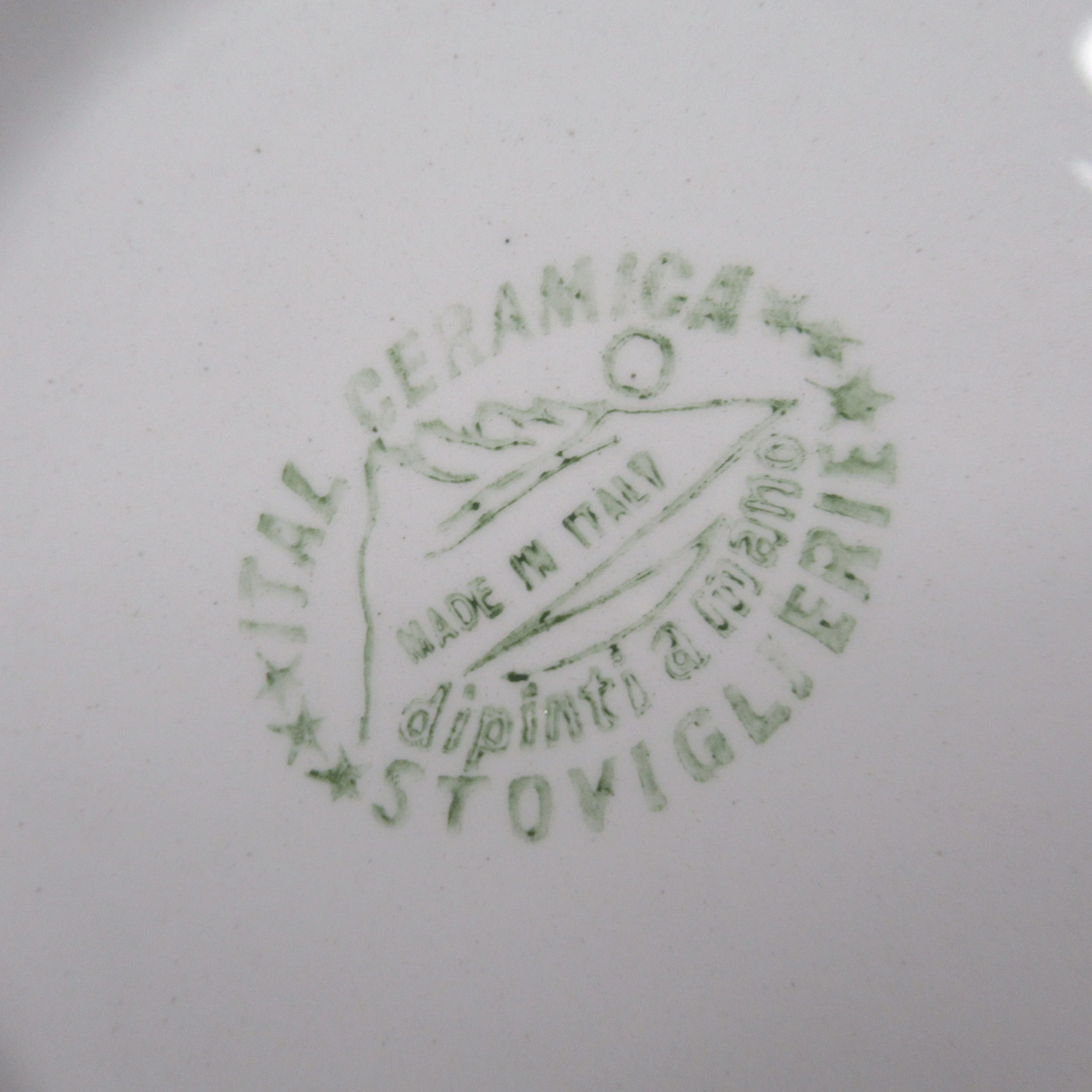 Stoviglierie Ceramic Pasta Bowl Made in Italy 9" Floral | Pre-Loved - Image 4