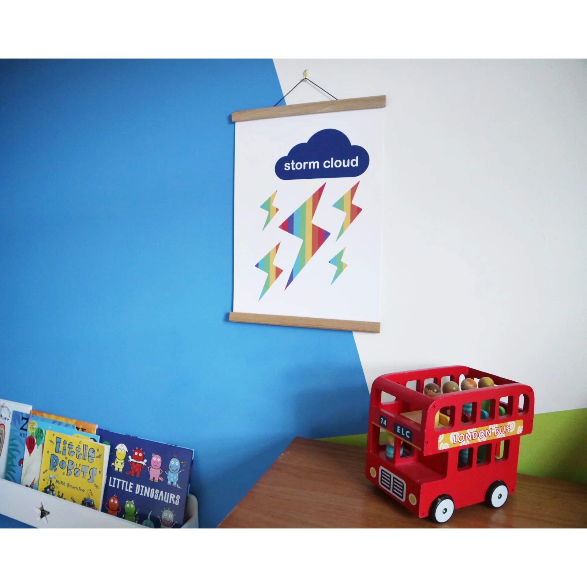 Storm Cloud – kids art print - Image 2