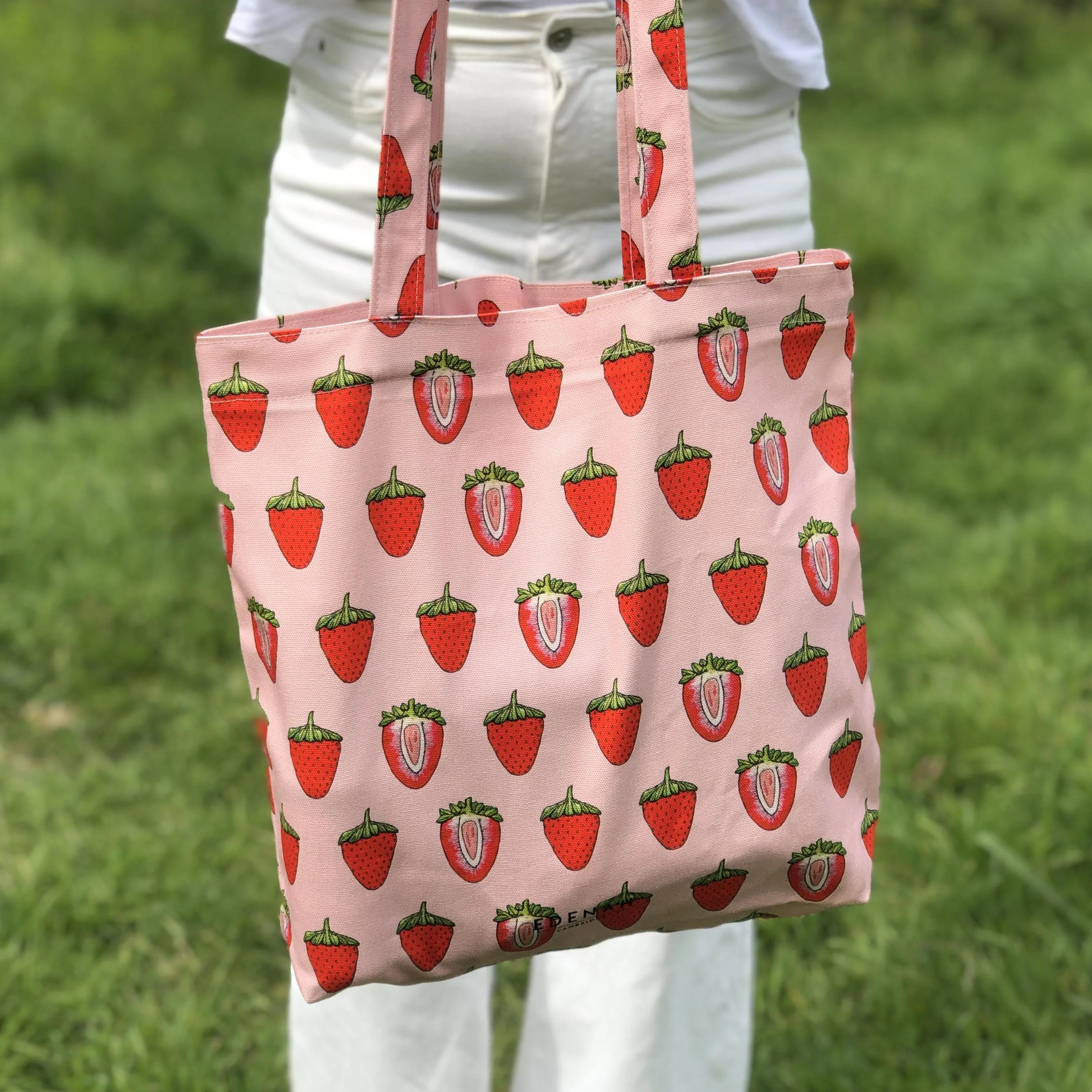 Strawberry Tote Bag | Edenah - Image 3