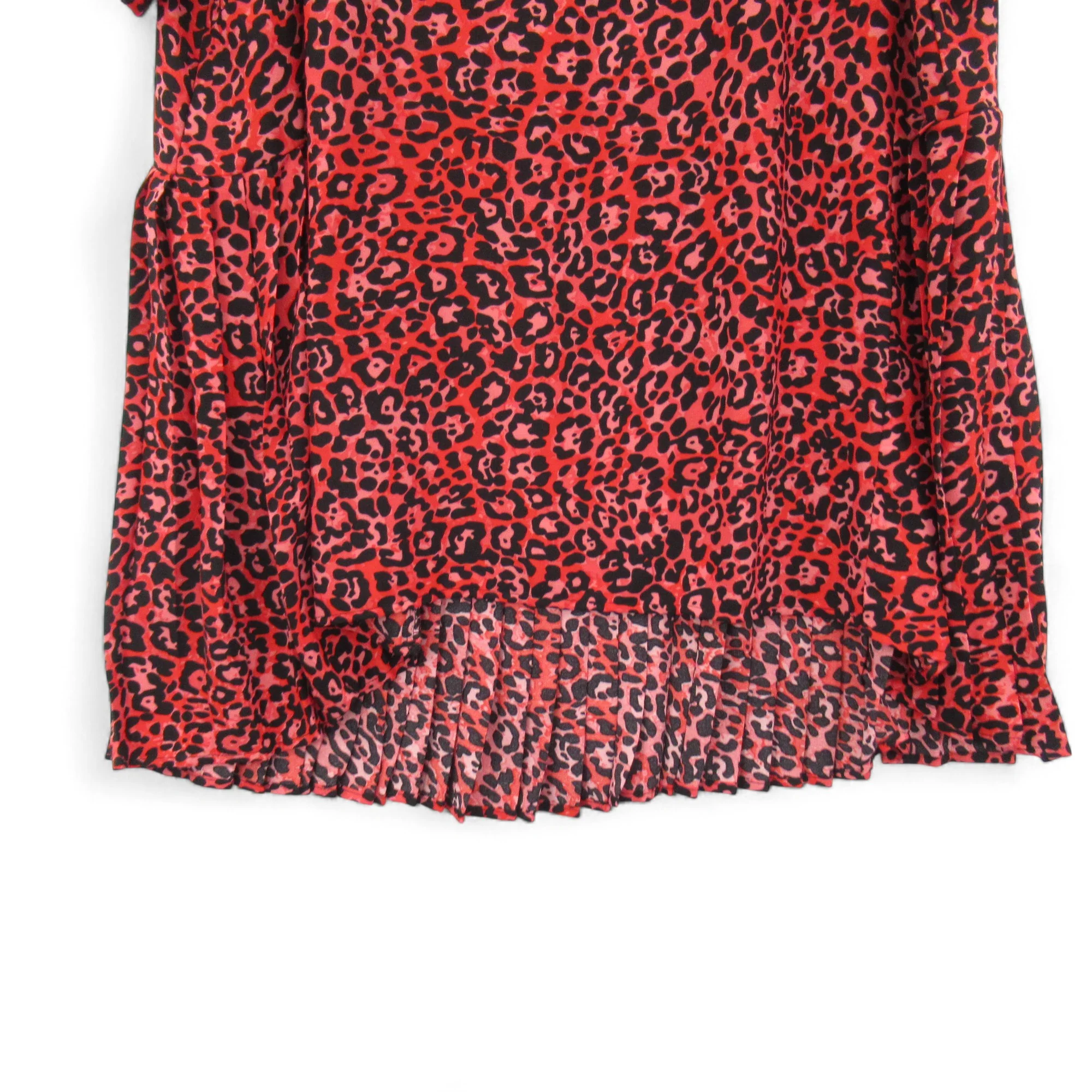 Studio Animal Print Tunic Red UK 22 Red Womenswear | Pre-loved - Image 6
