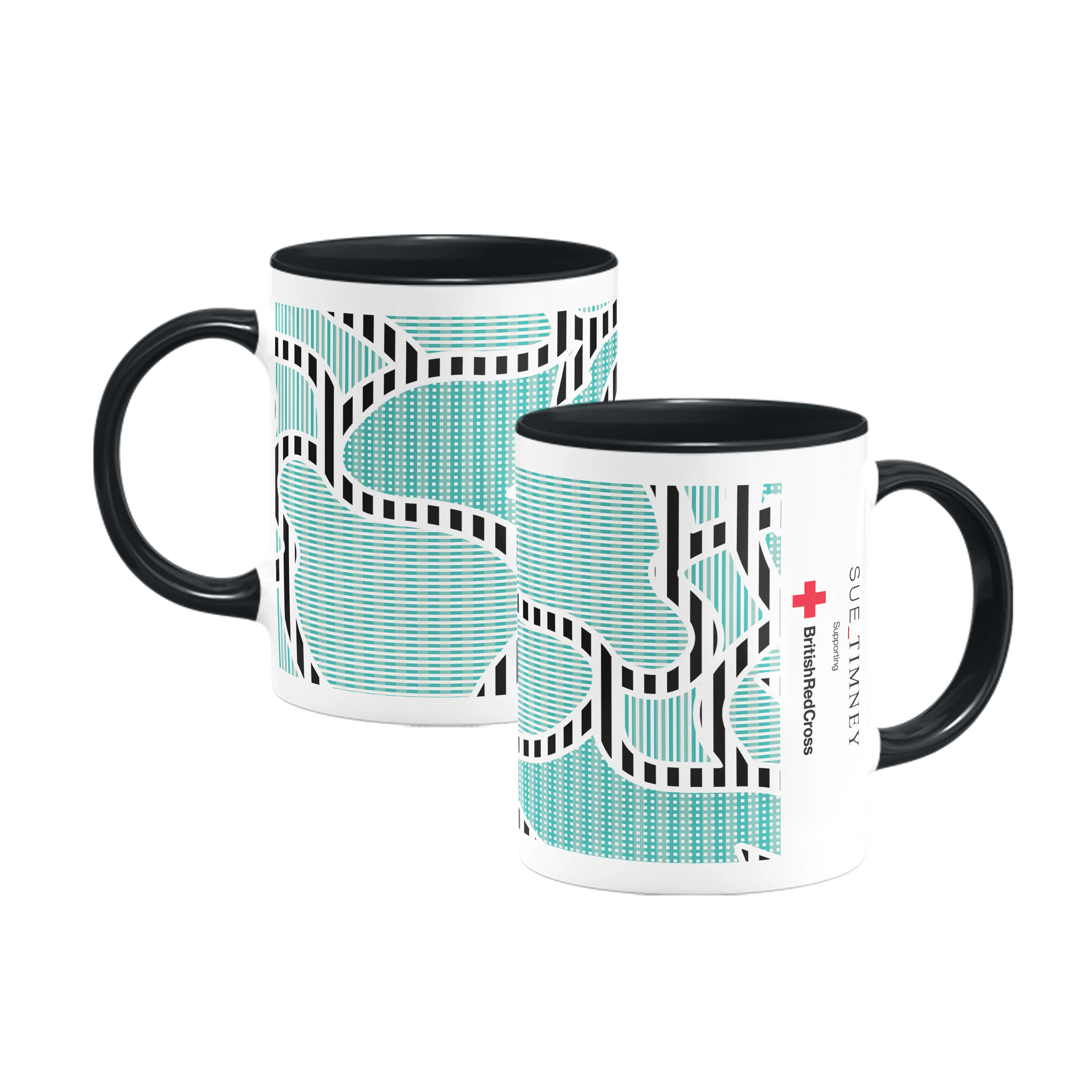 Sue Timney - Blue Arrow Mug - Image 6