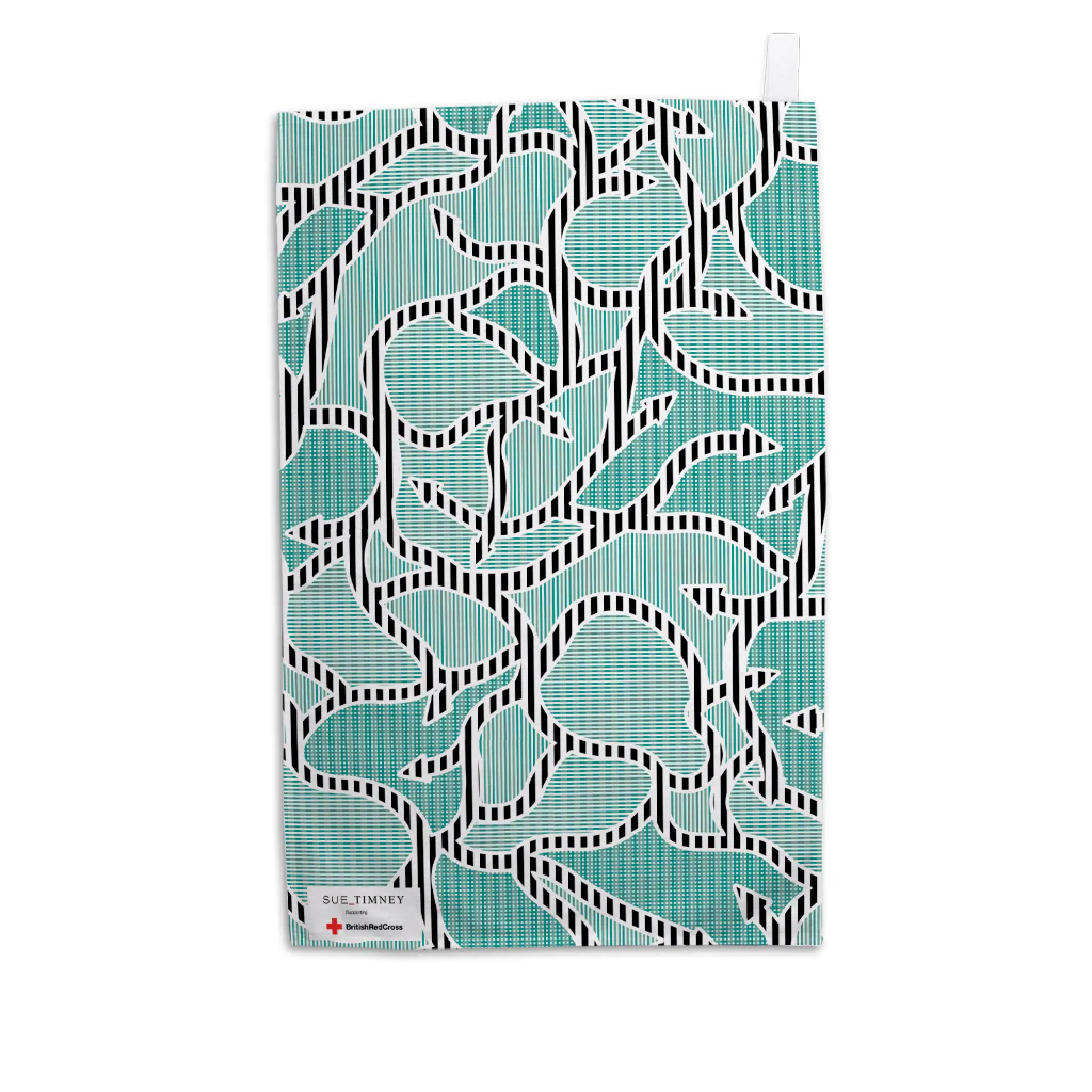 Sue Timney- Blue Arrow Tea Towel - Image 5