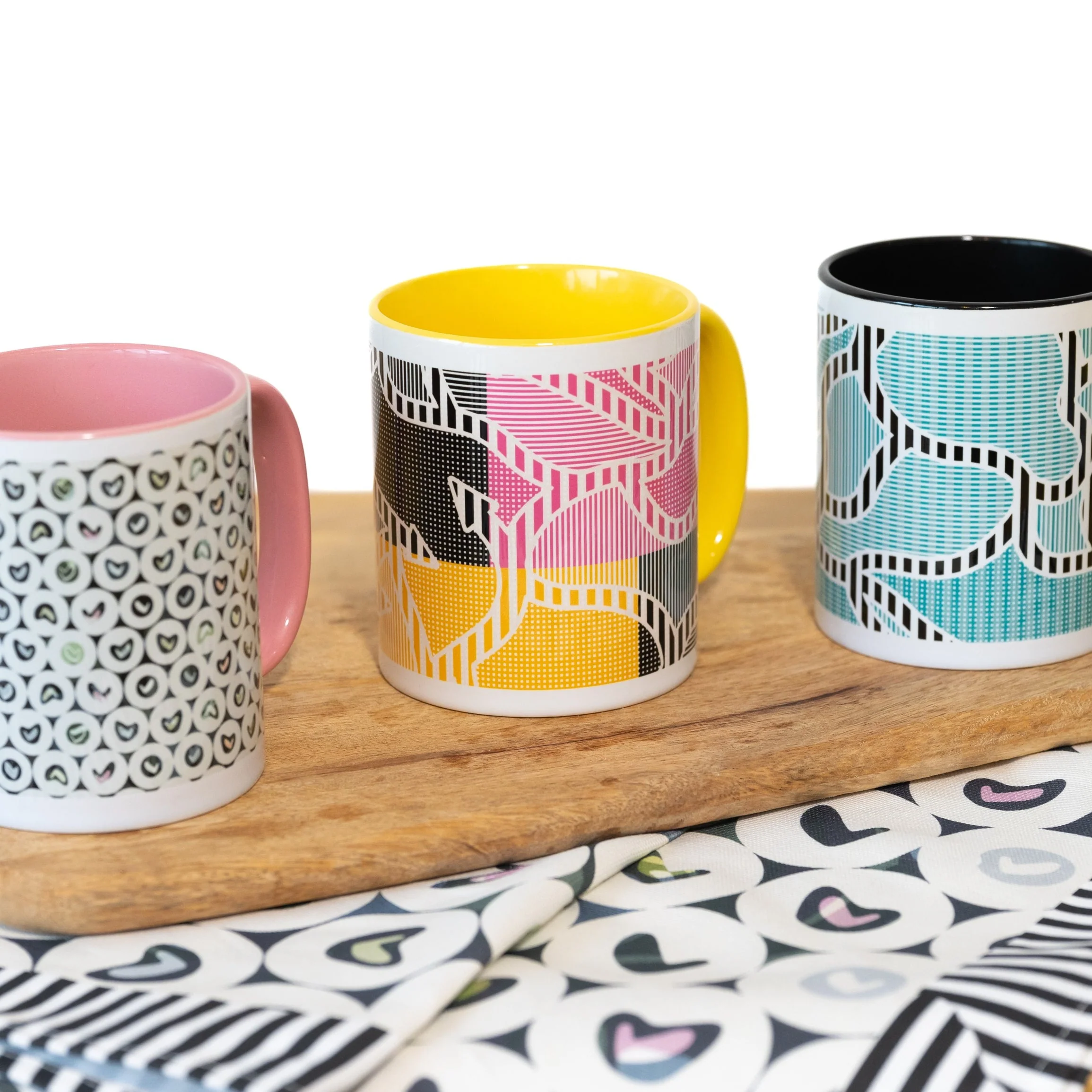 Sue Timney- Colour Block Arrow Mug - Image 4