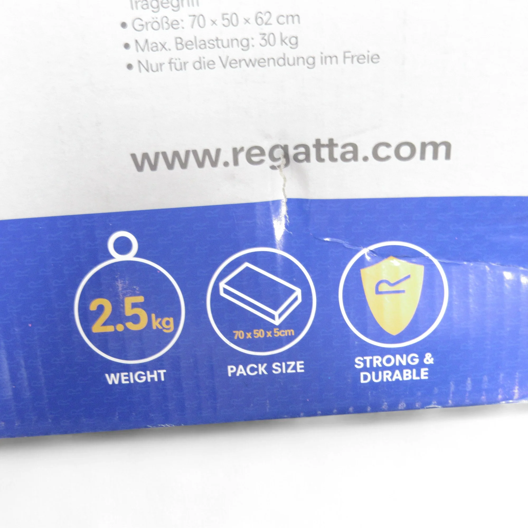 Regatta Matano Folding Table Outdoor Lightweight Compact | Pre-loved - Image 5