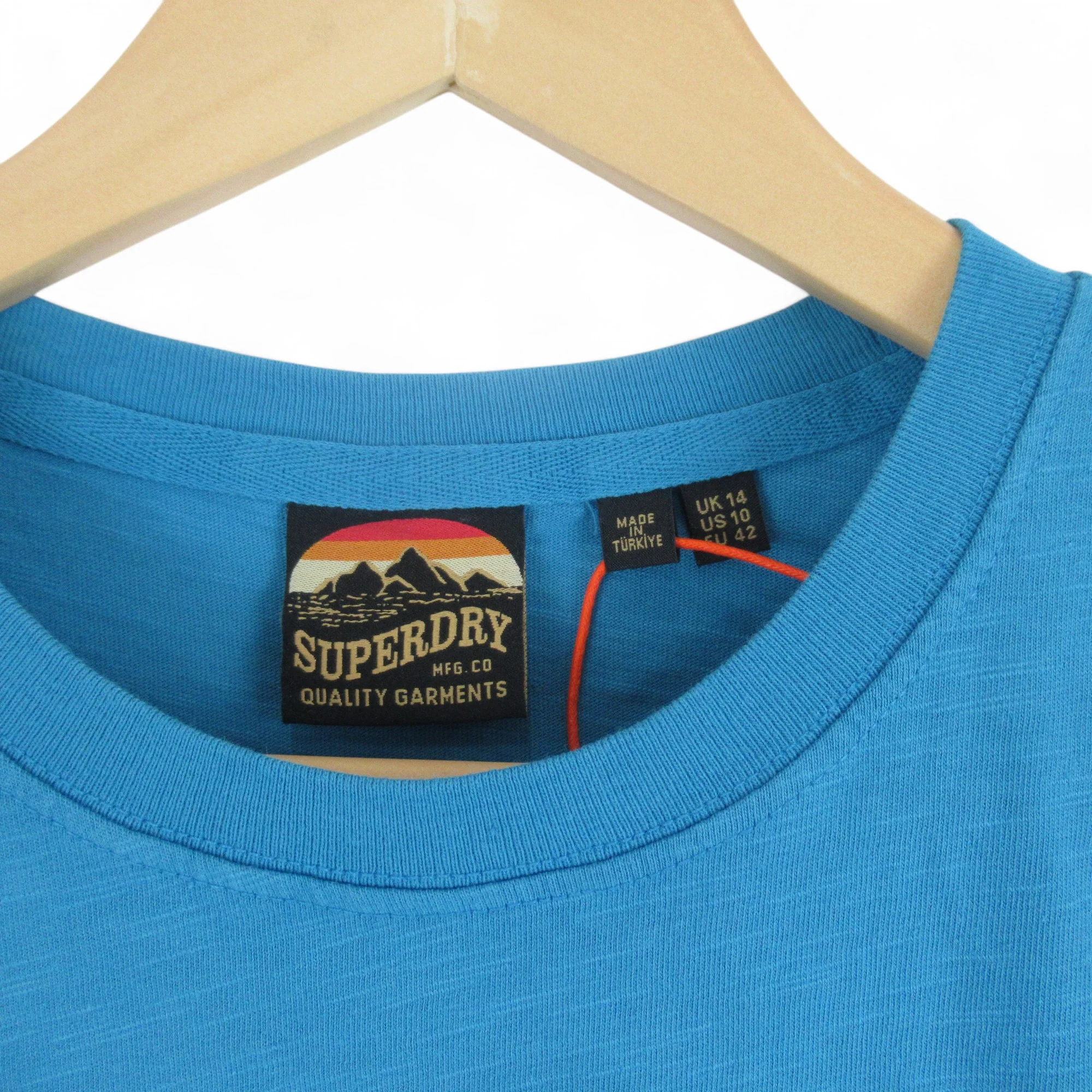 Superdry UK 14 Blue T Shirt Top Cotton Womenswear | Preloved - Image 3