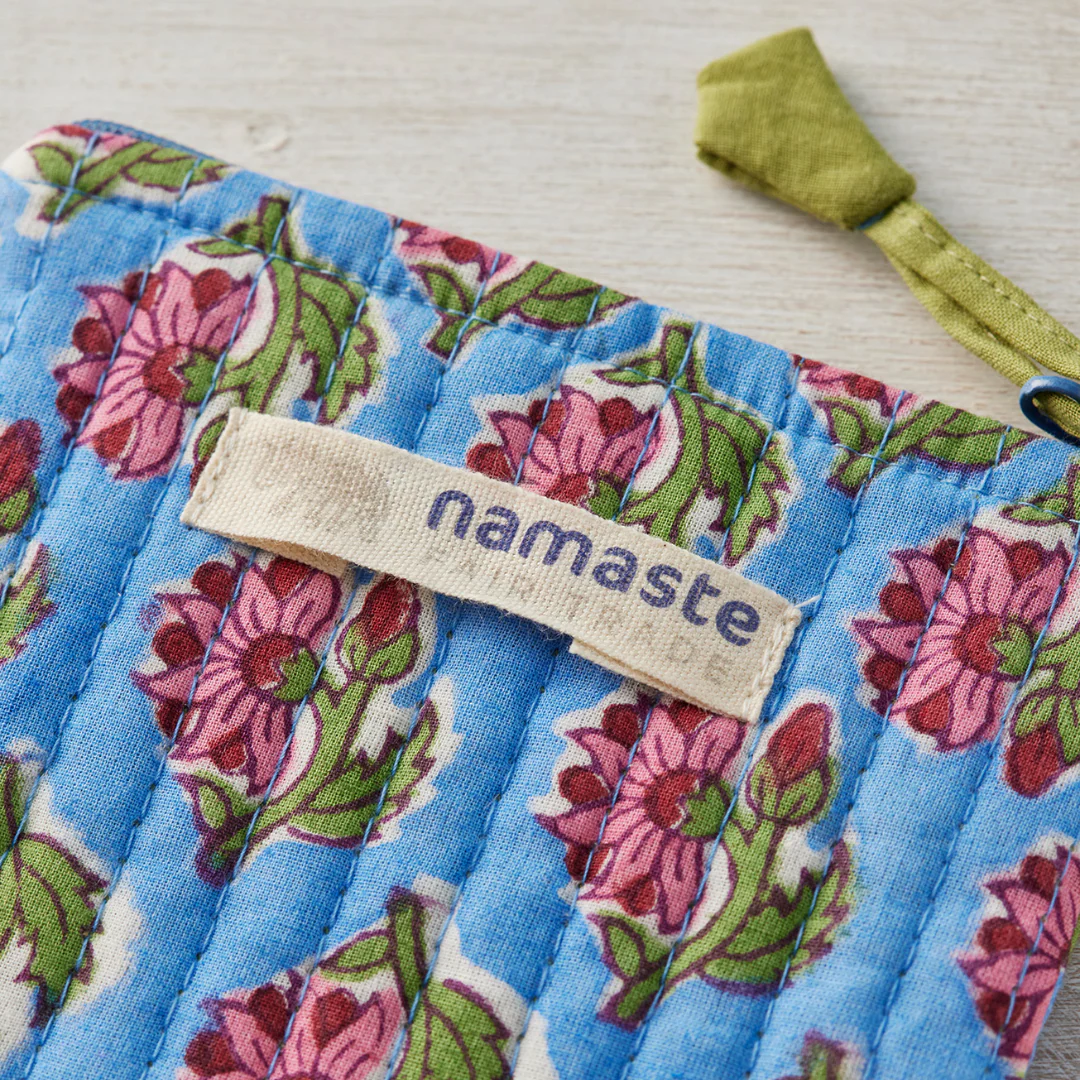 Taruni Block Print Coin Purse | Namaste - Image 2