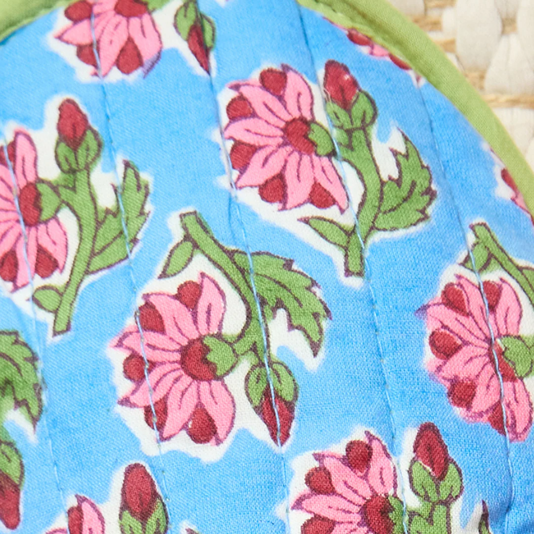 Taruni Block Print Travel Slippers | Namaste - Image 2