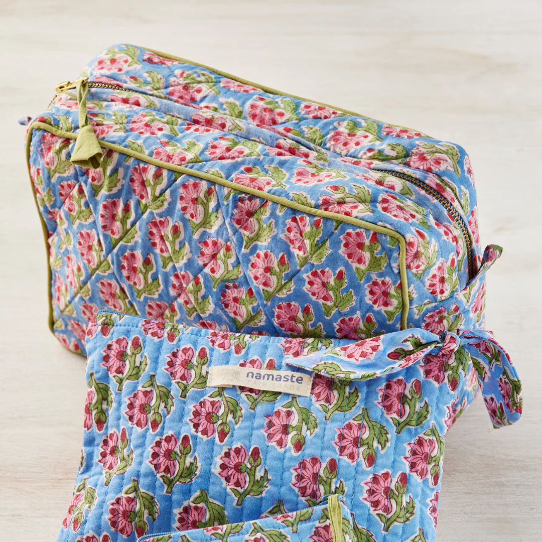 Taruni Block Print Wash Bag | Namaste - Image 3