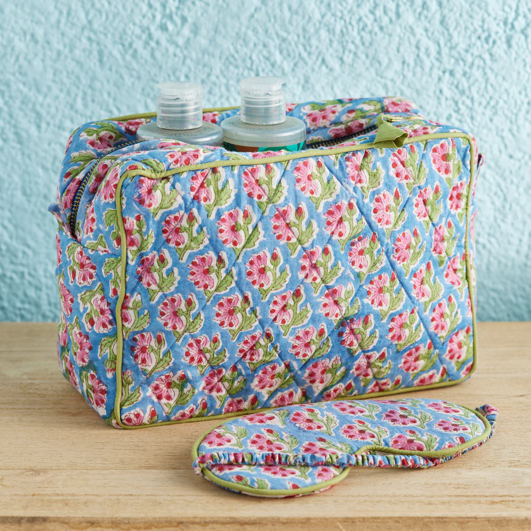 Taruni Block Print Wash Bag | Namaste - Image 4