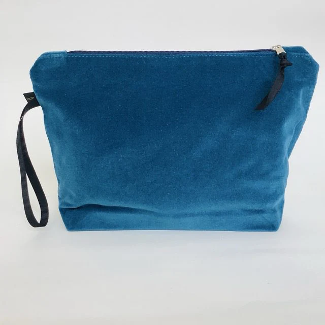Teal Peacock | Make up Bag | Raina Atelier - Image 3