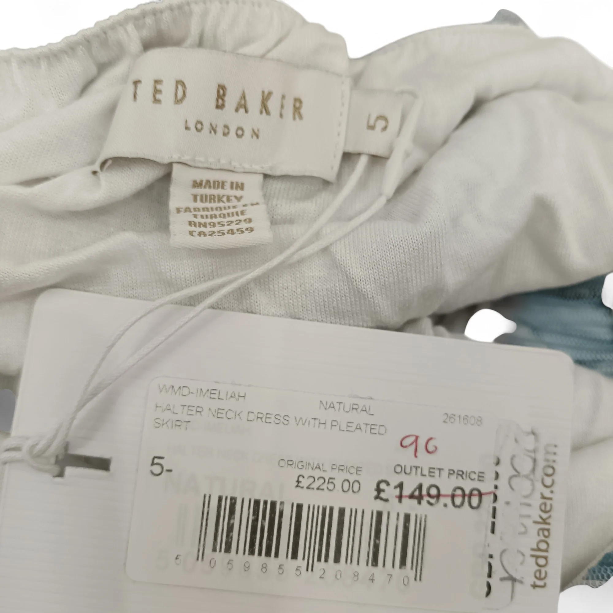 Ted Baker Halter Neck Dress UK 16- Tags On - Womenswear | Pre-loved - Image 3