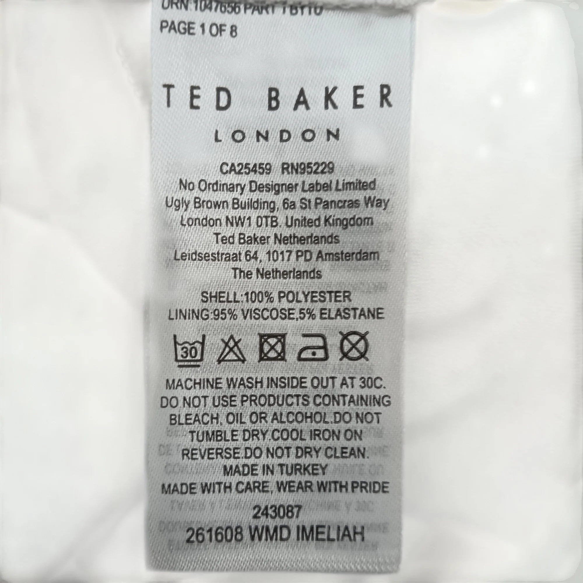 Ted Baker Halter Neck Dress UK 16- Tags On - Womenswear | Pre-loved - Image 4