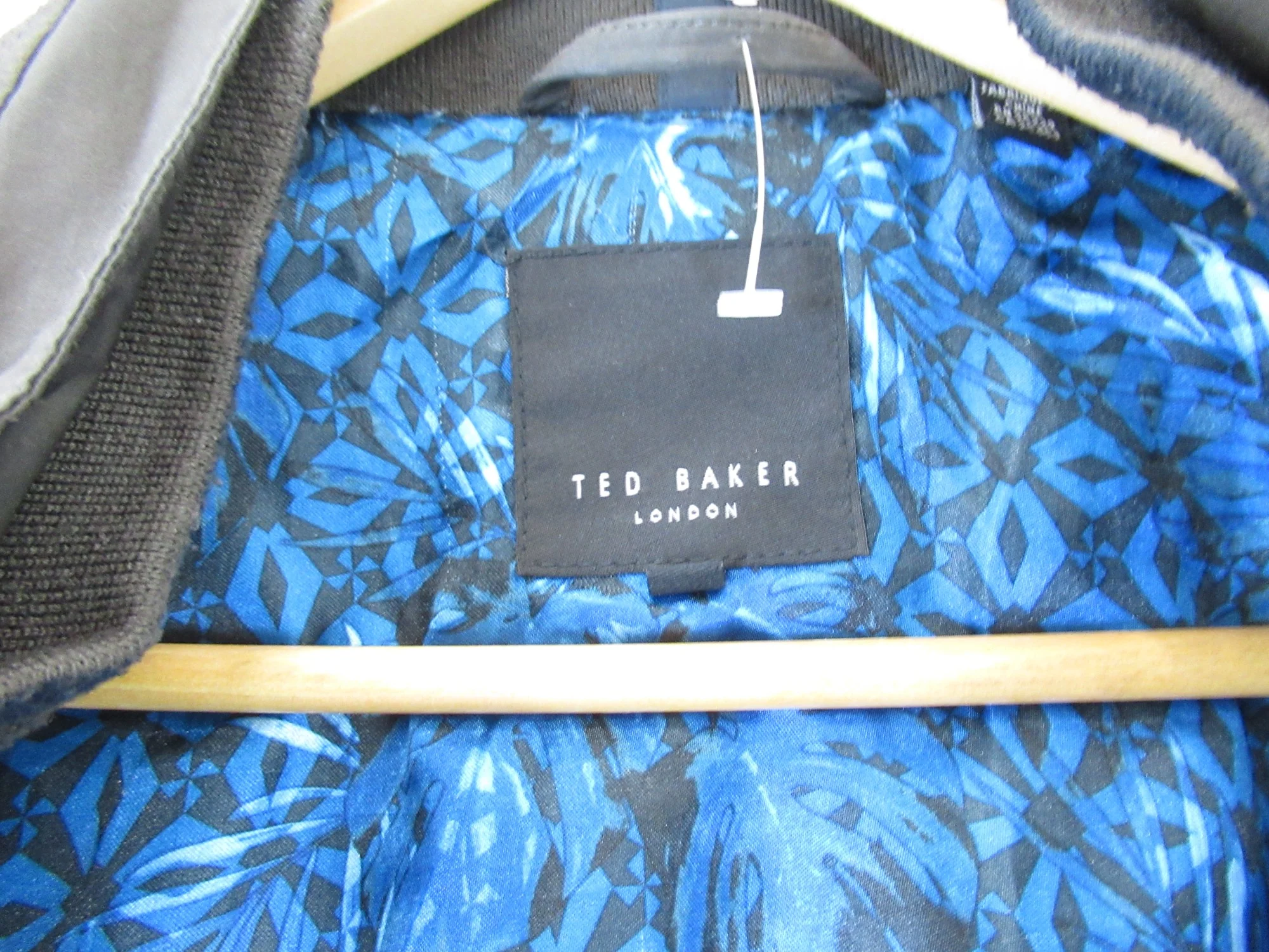 Ted Baker Medium Brown Pea Coat Button Up Menswear | Preloved - Image 4