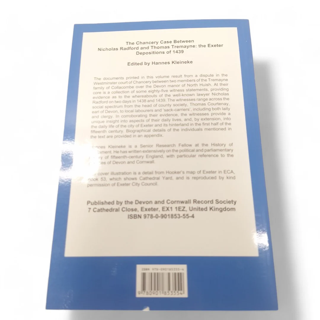 The Chancery Case Between Radford Tremayne Paperback Book | Preloved - Image 2