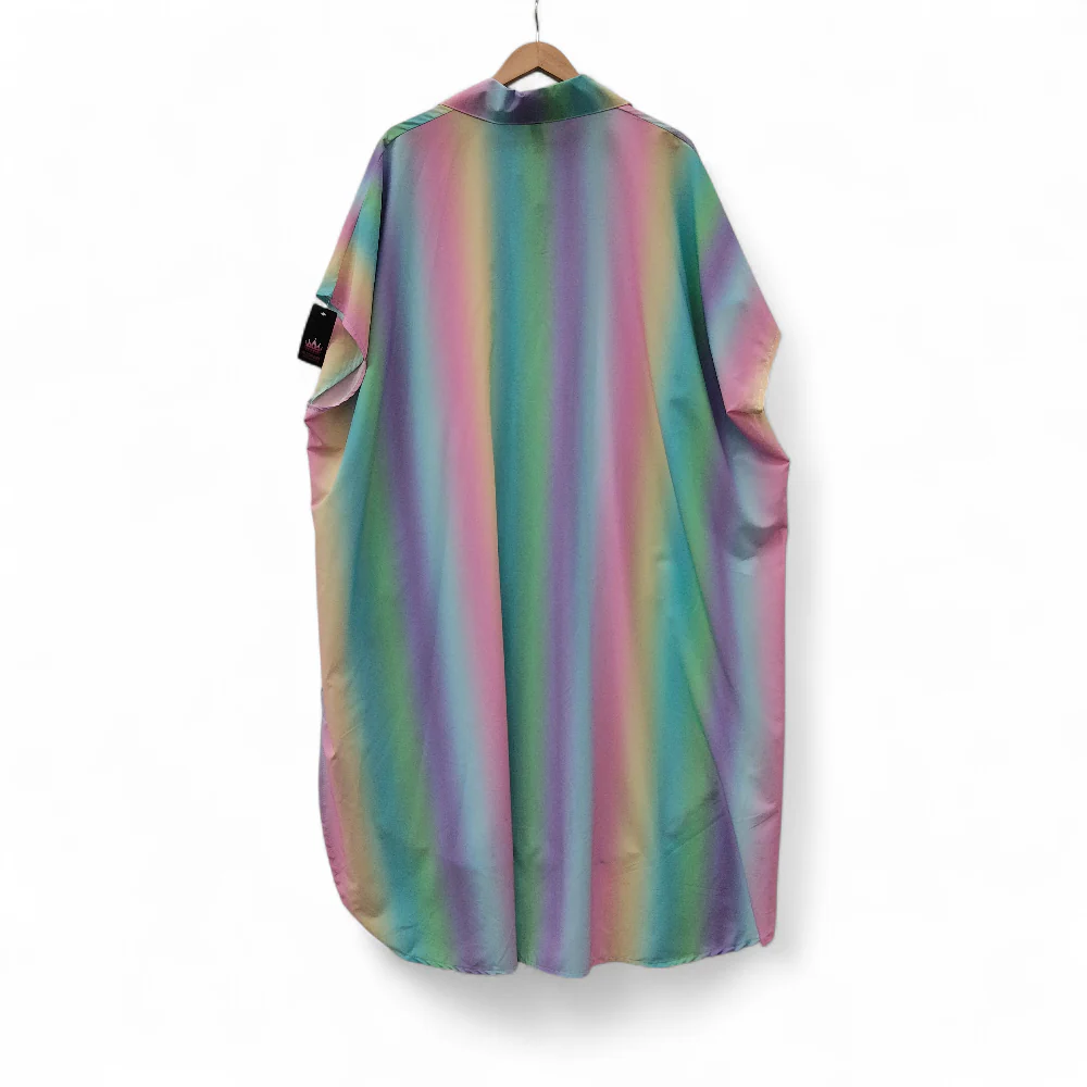 The Closet Queen Rainbow Shirt Dress XXL Womenswear | Pre-loved - Image 4