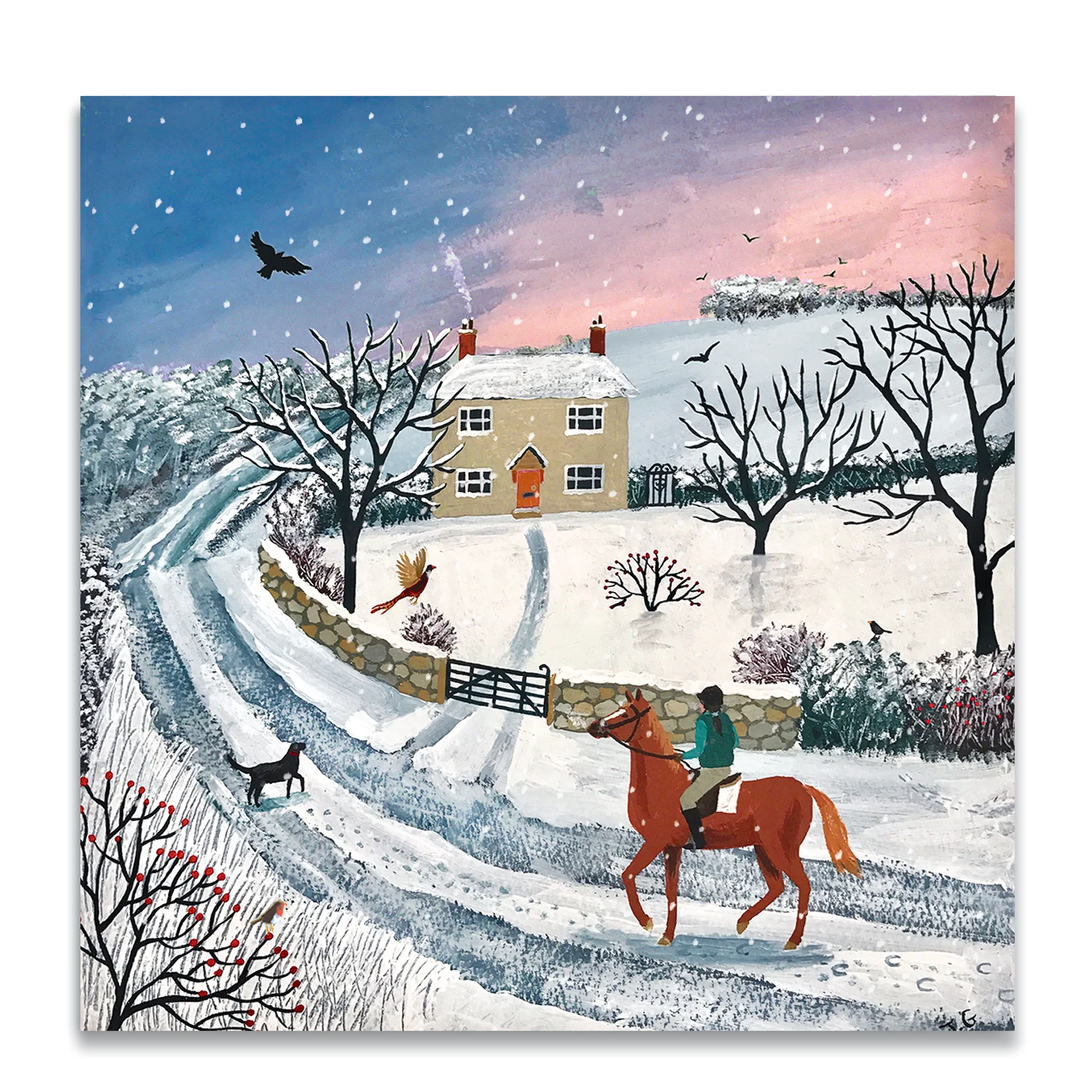 The Ride Home | Bilingual Pack of 10 charity Christmas cards with envelopes