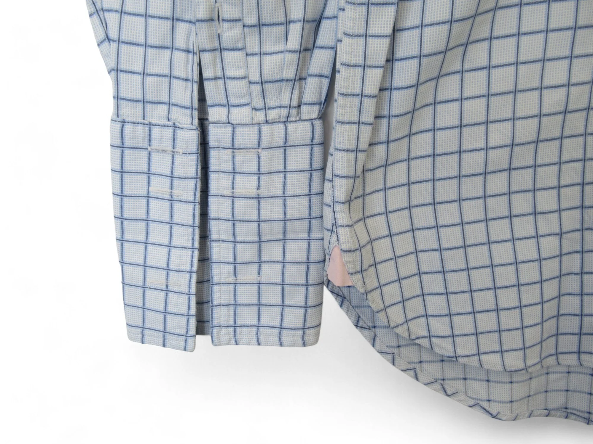 Thomas Pink 17.5" Blue Check Formal Shirt Menswear | Preloved - Image 4