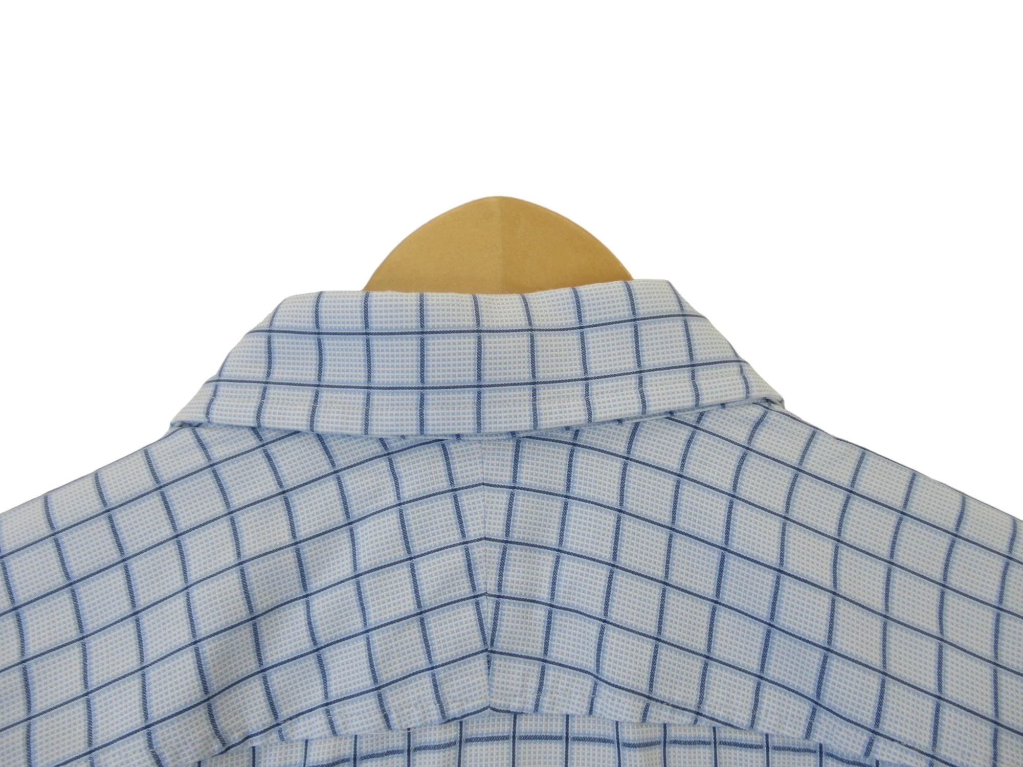 Thomas Pink 17.5" Blue Check Formal Shirt Menswear | Preloved - Image 6