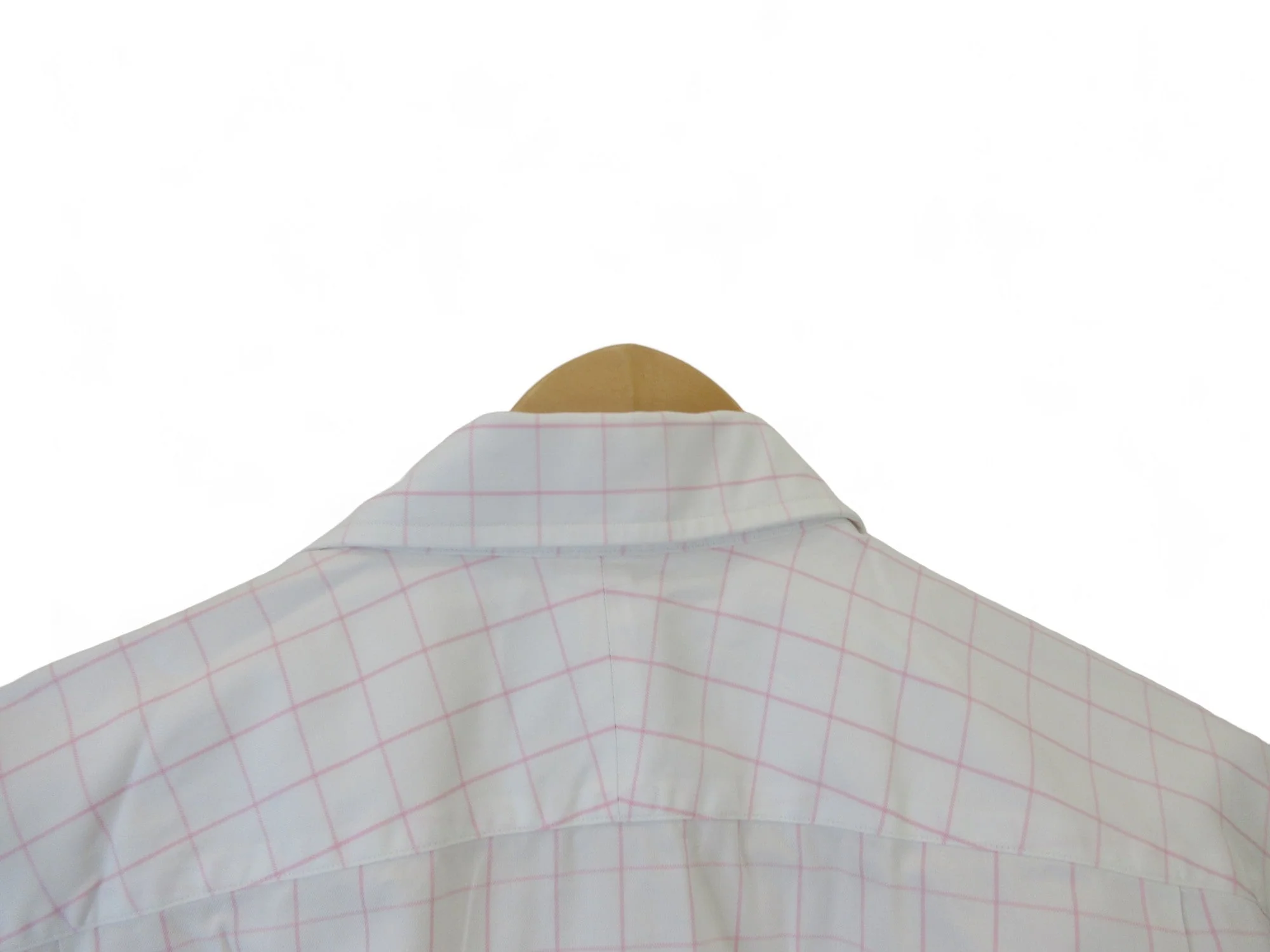 Thomas Pink White Pink Check 17.5" Formal Shirt Menswear | Preloved - Image 5