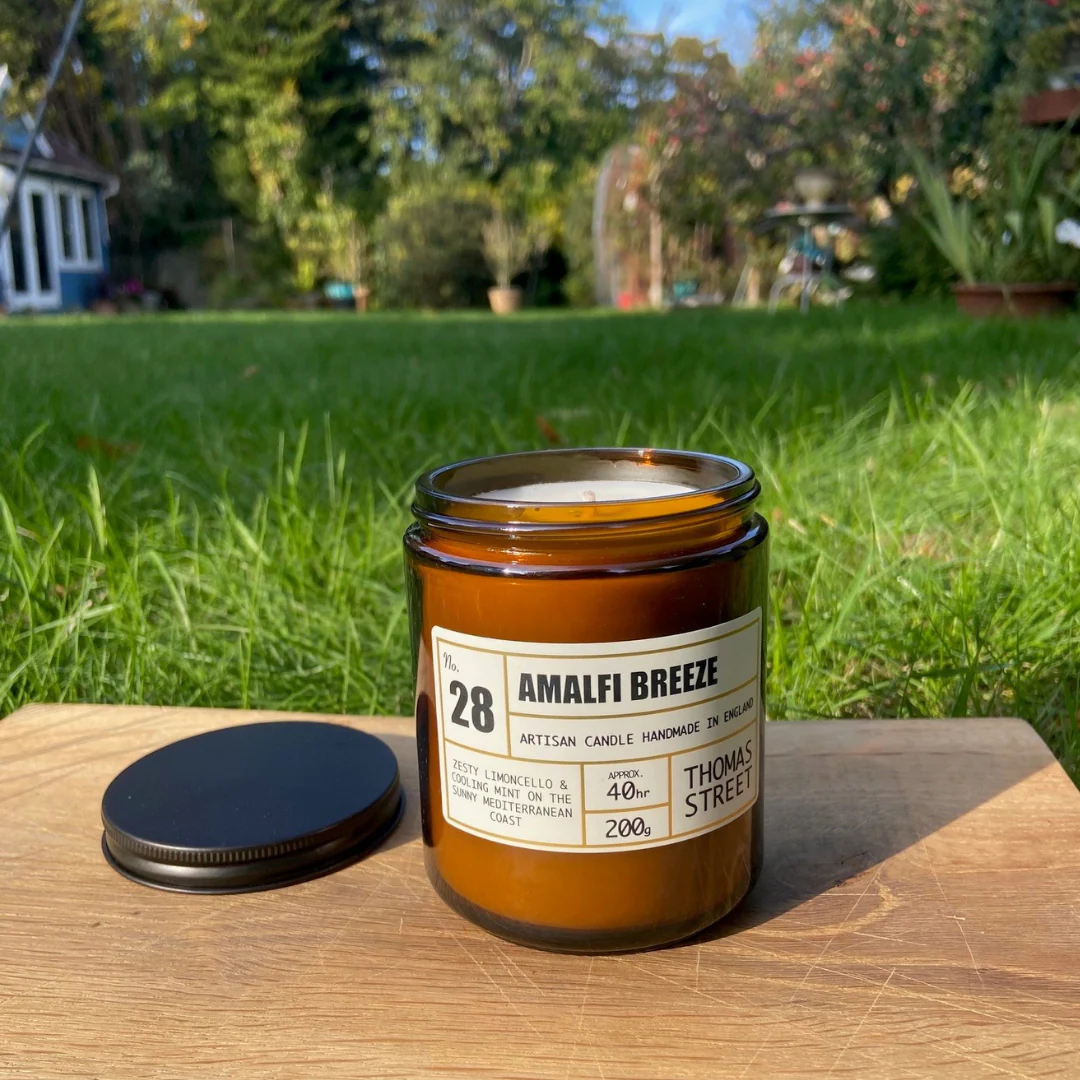 Thomas Street Amalfi Breeze Soy Wax Scented Candle - Image 3