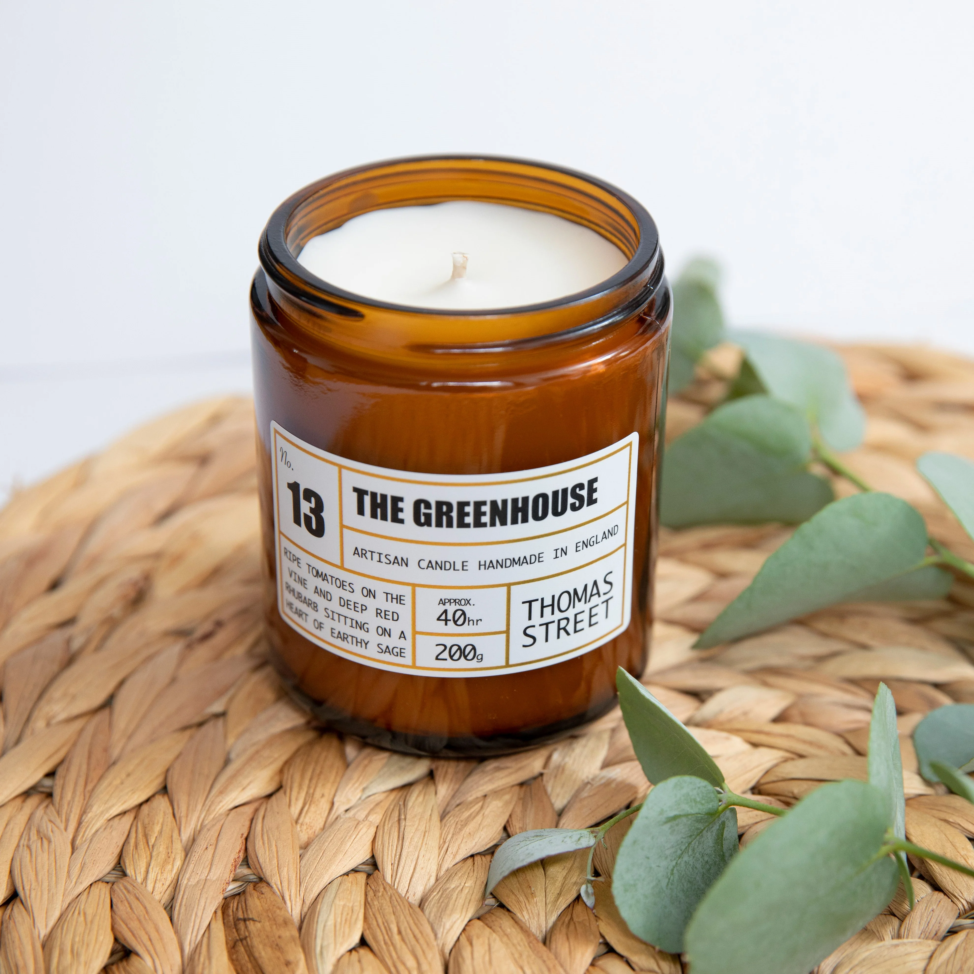 Thomas Street The Greenhouse Soy Wax Scented Candle - Image 3