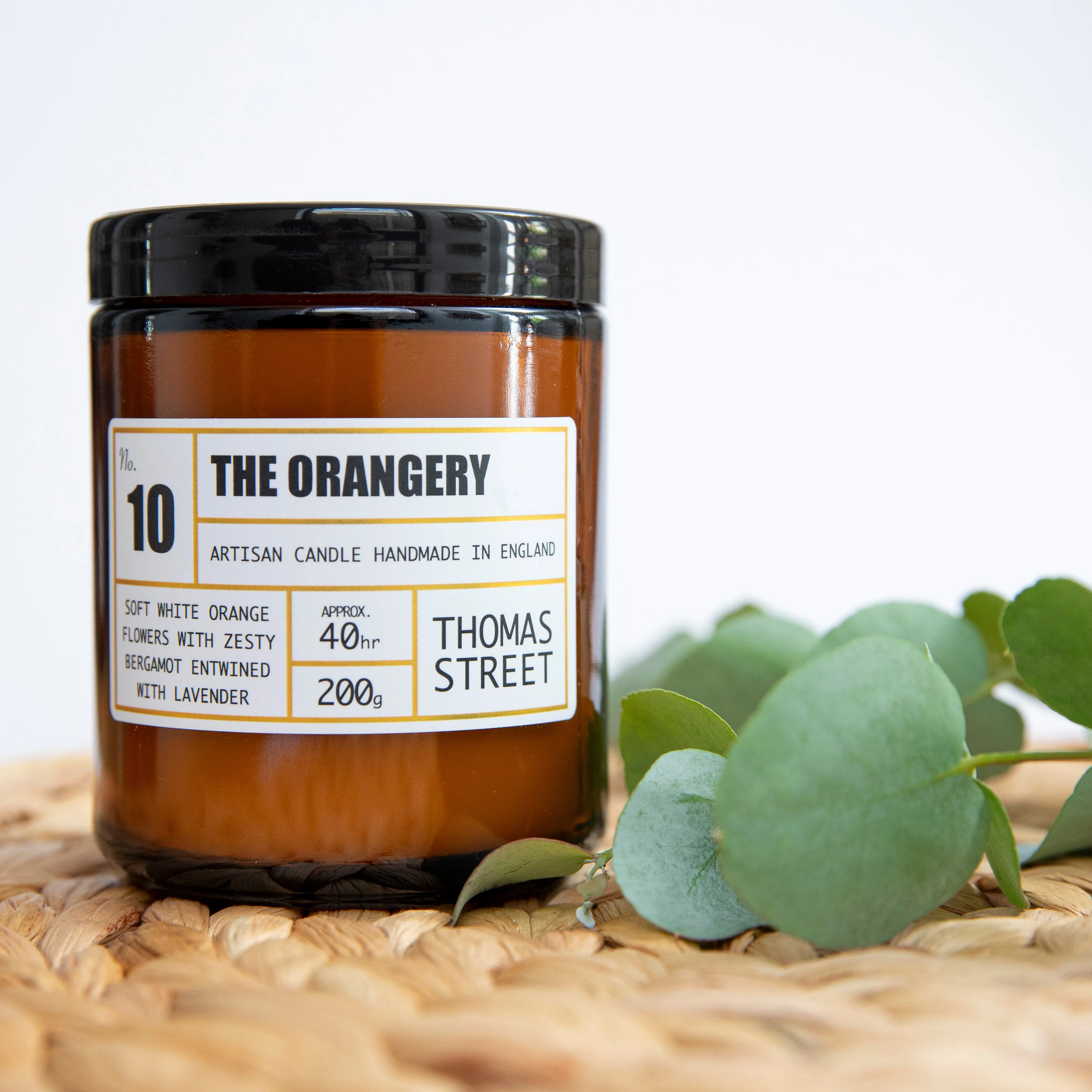 Thomas Street The Orangery Soy Wax Scented Candle - Image 2