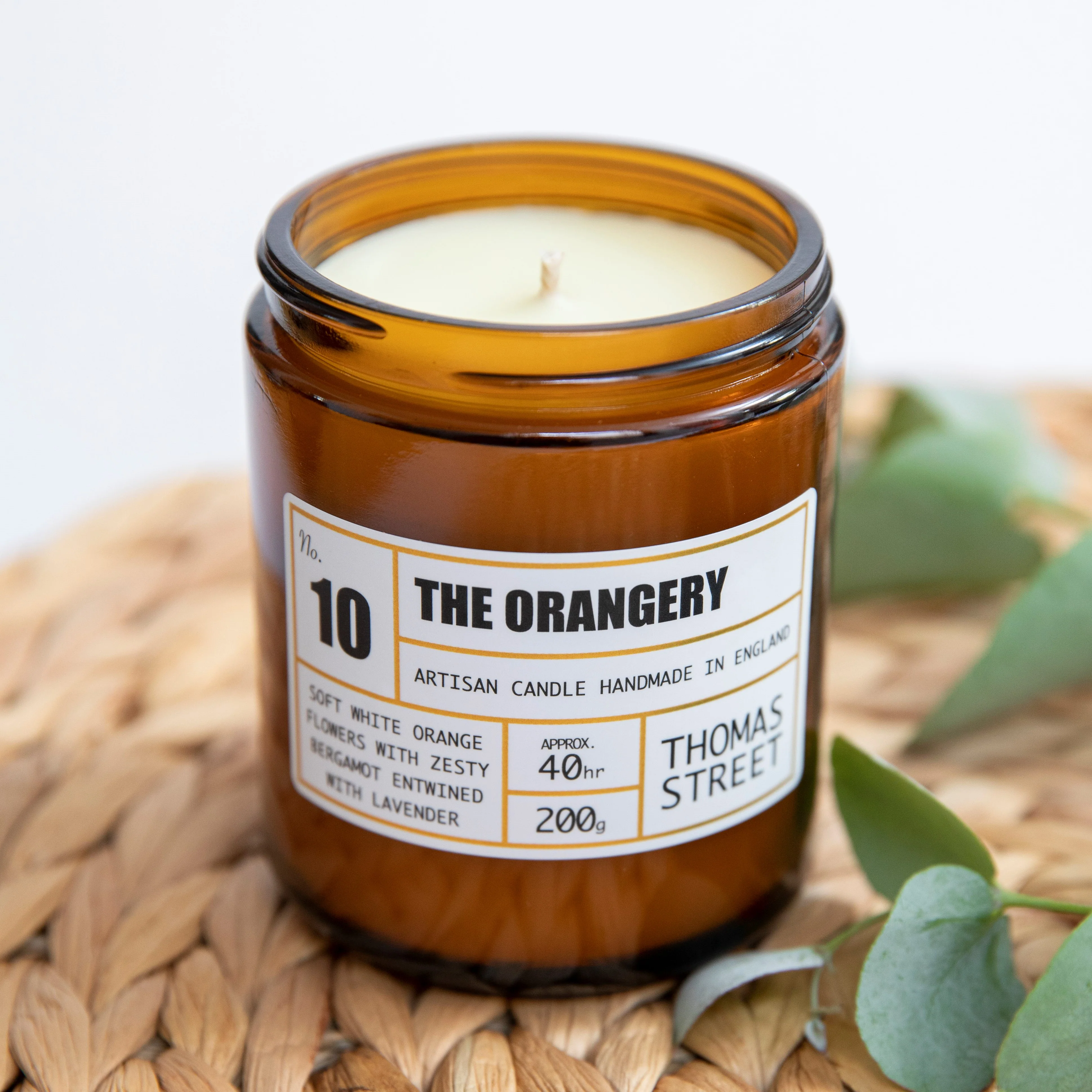 Thomas Street The Orangery Soy Wax Scented Candle - Image 3