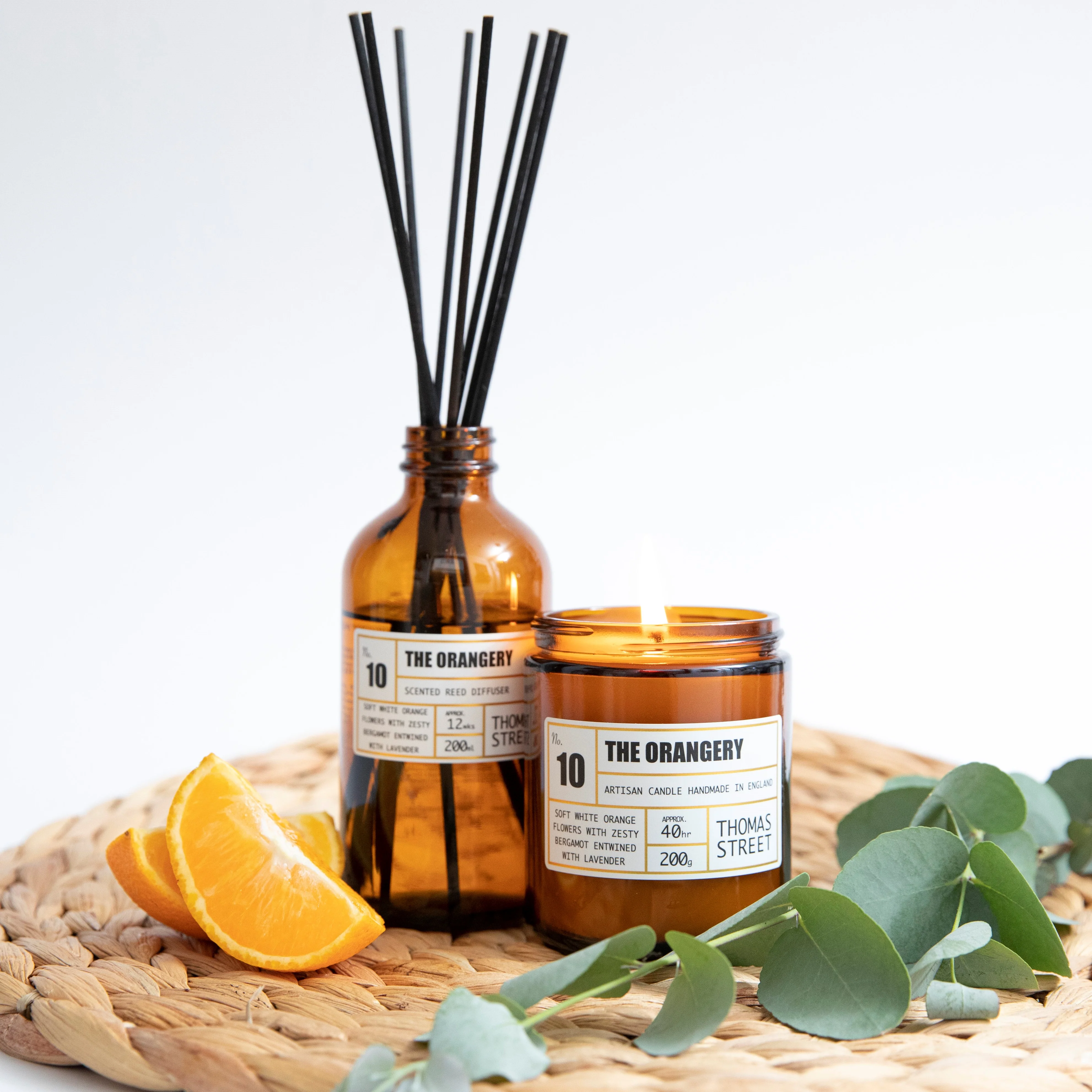 Thomas Street The Orangery Soy Wax Scented Candle - Image 4