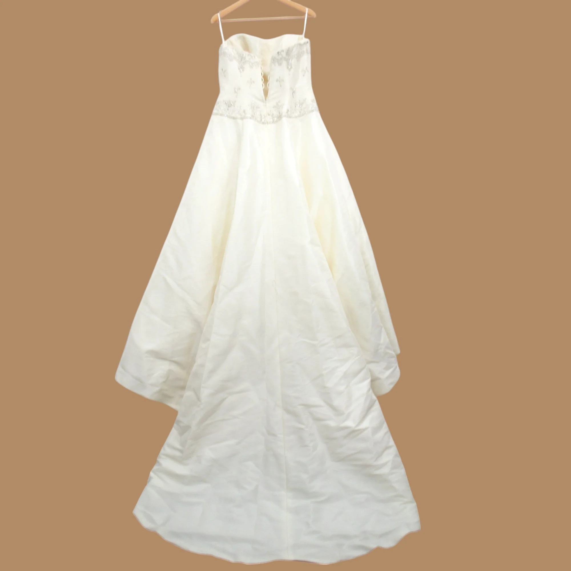 Tia Wedding Dress Ivory 12 Corset Womenswear | Pre-loved - Image 2