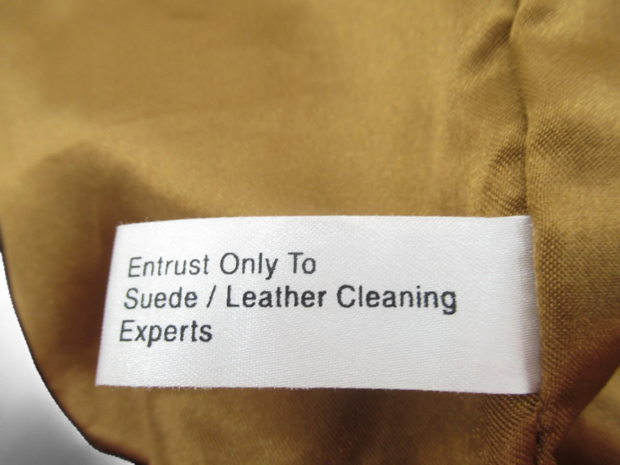 Tom Wolfe Vintage Tan Medium Leather Jacket Menswear | Preloved - Image 7