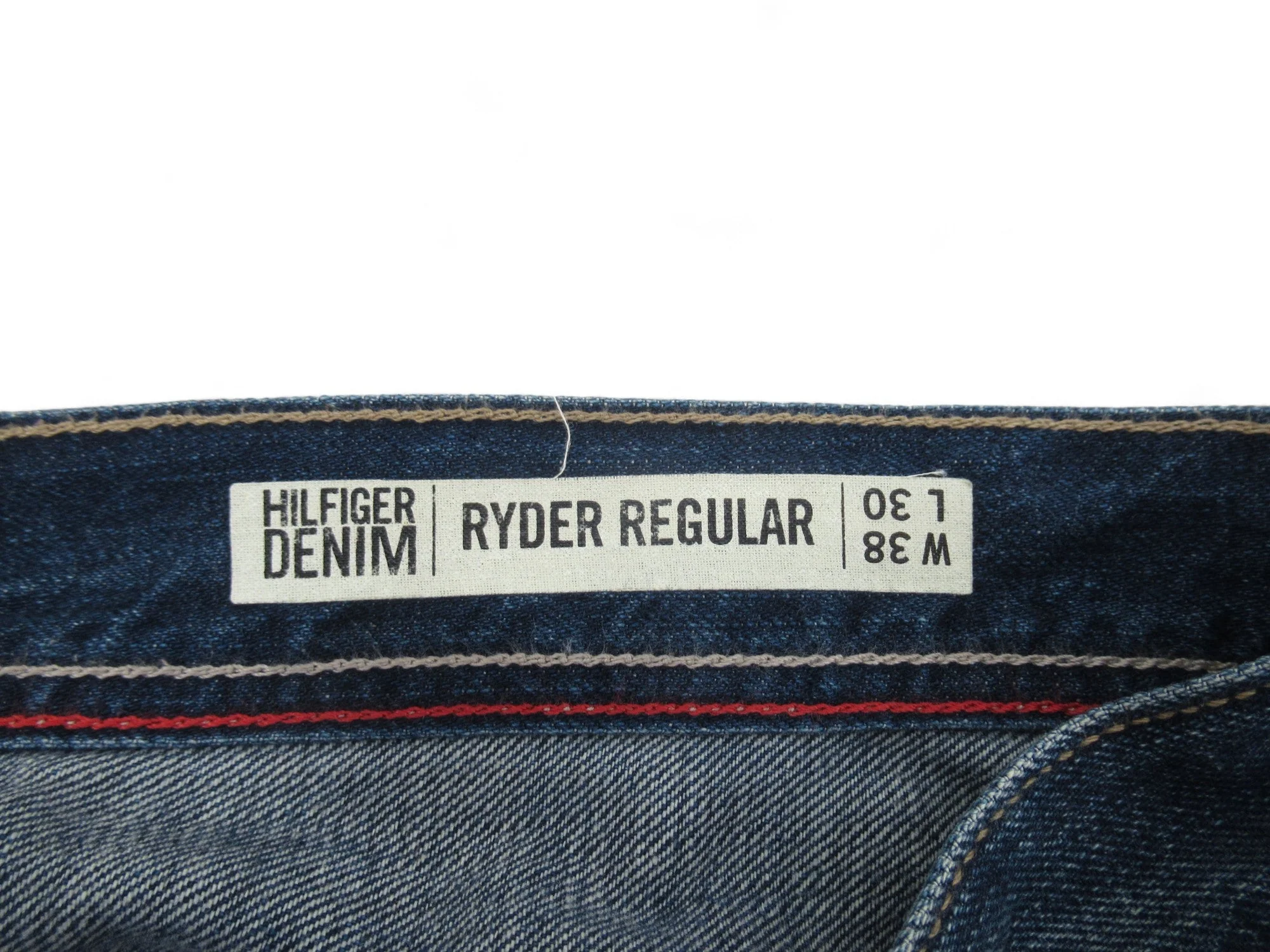 Tommy Hilfiger W38" L30" Blue Denim Jeans Menswear | Preloved - Image 5