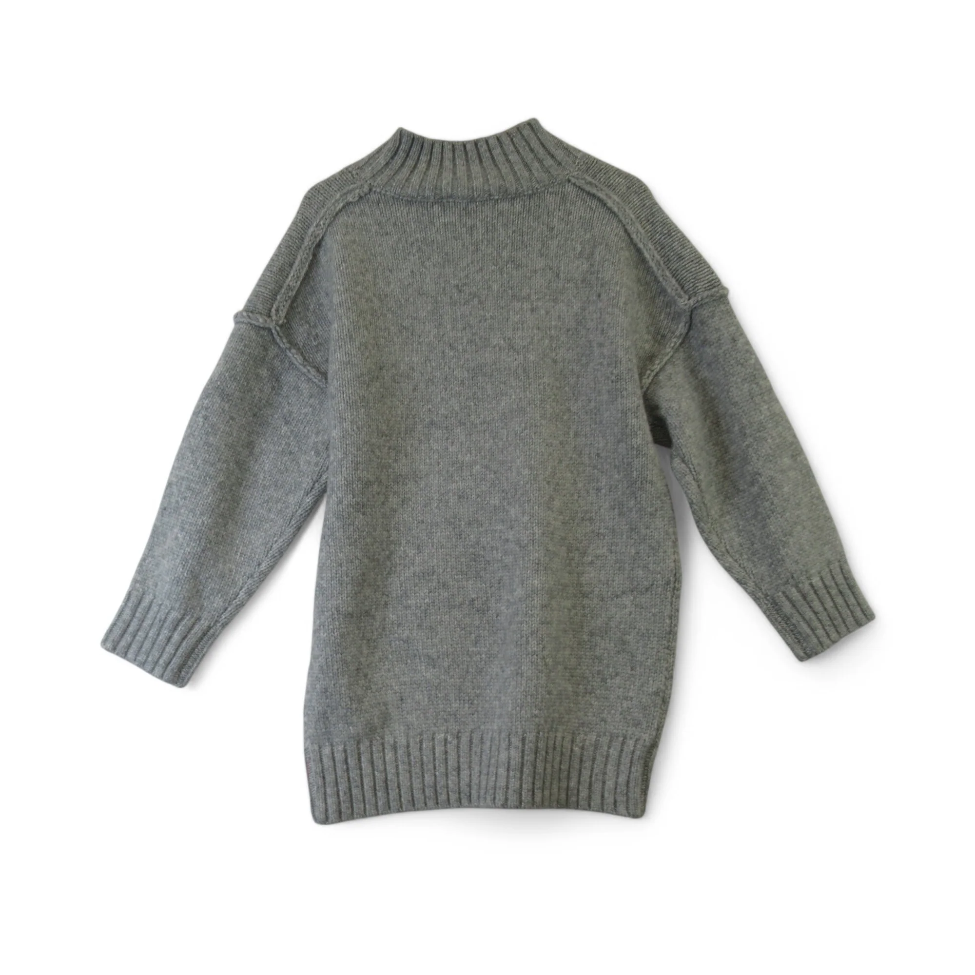 Topshop Knit Jumper 8-10 Grey Womenswear | Preloved - Image 3
