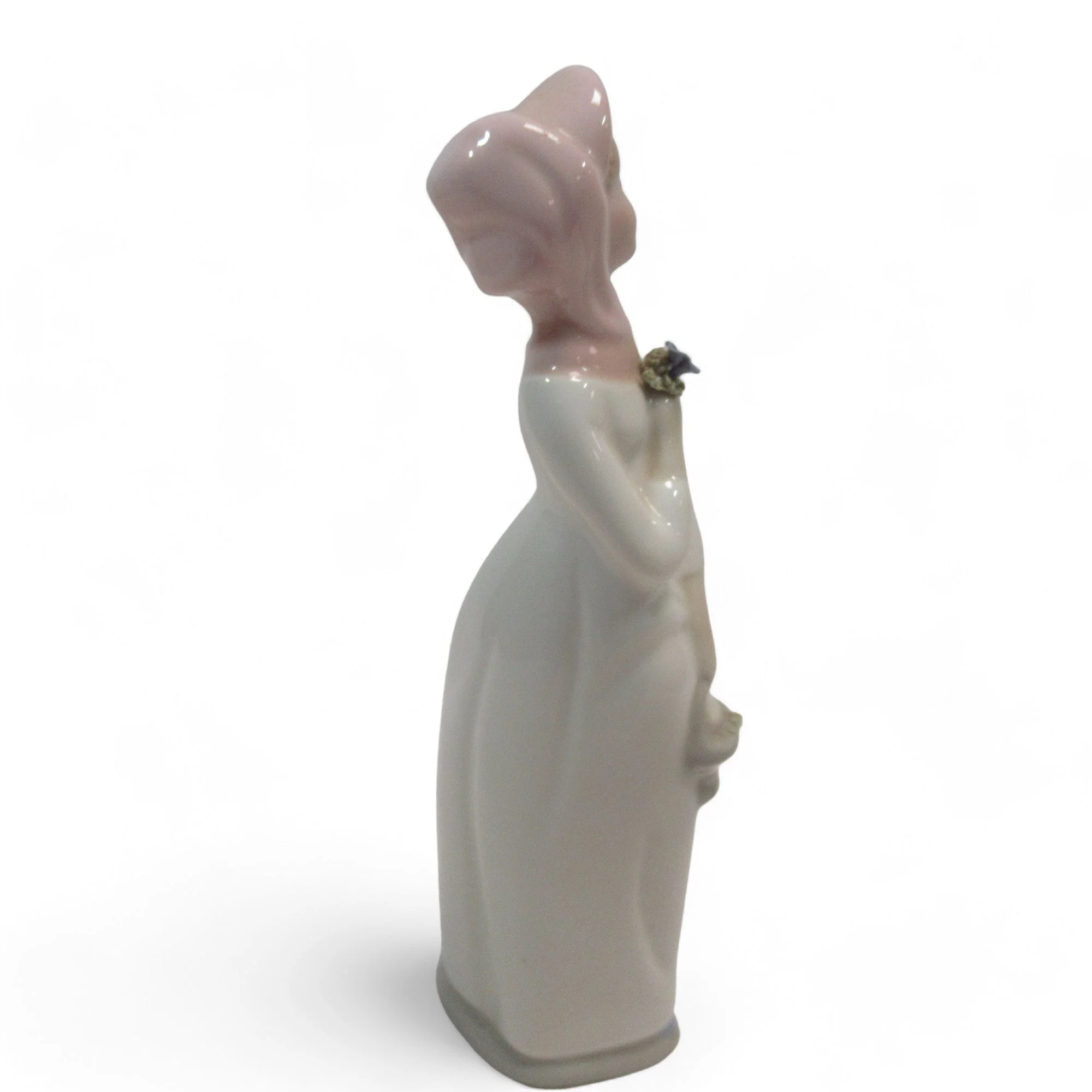 Torralba Porcelain Figure Girl Holding Flower Basket | Preloved - Image 3