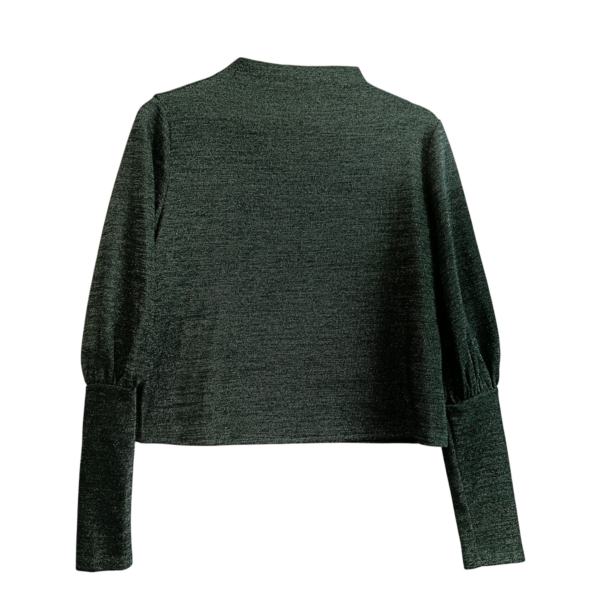Traffic People Bottle Green Sparkly Women's Top UK L- Tags On - Womenswear | Pre-loved
