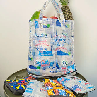 Trashy Bags Africa Recycled Fabric 'Smart' Bag - Image 3