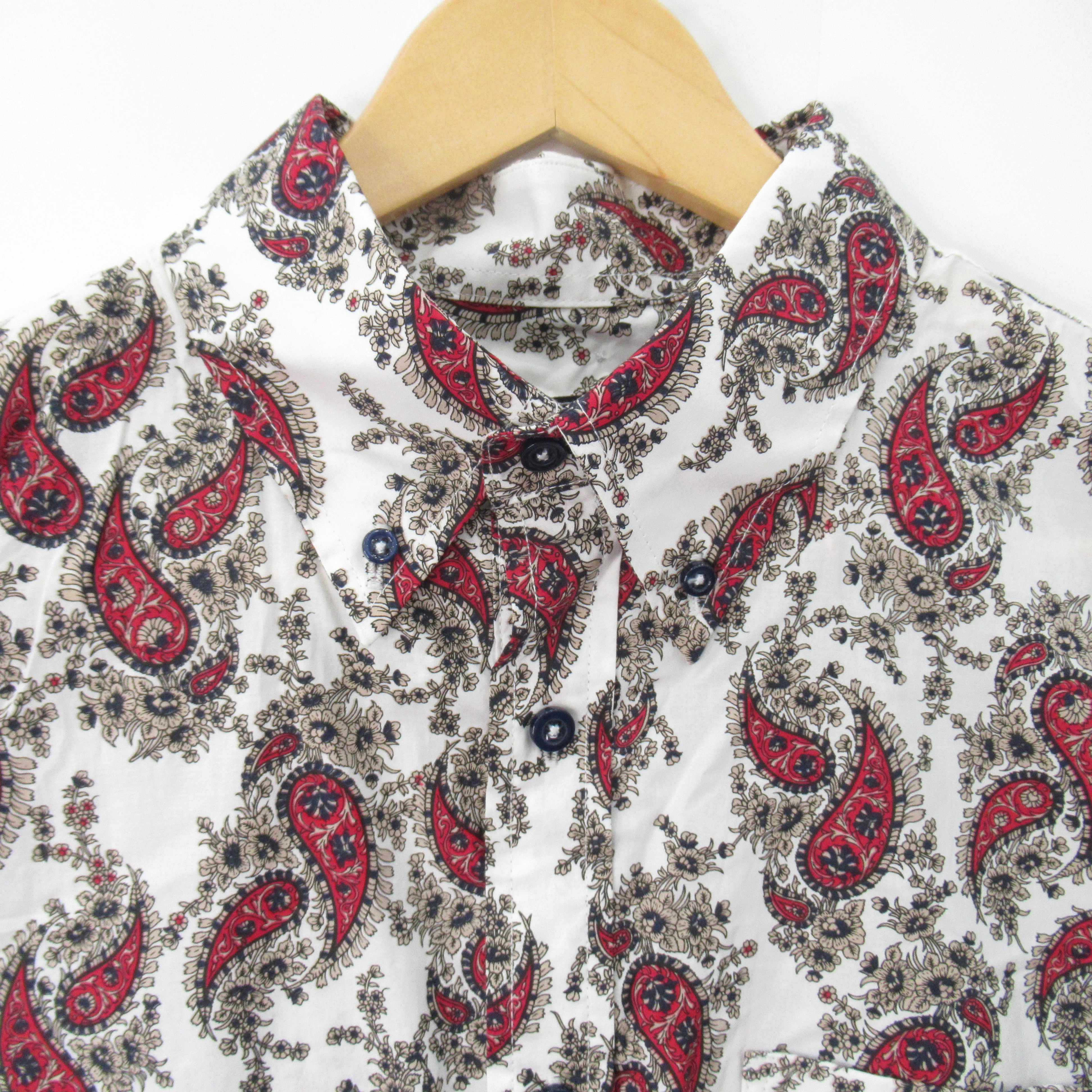 Trojan Shirt Medium Multicoloured Paisley Menswear | Pre-loved - Image 2