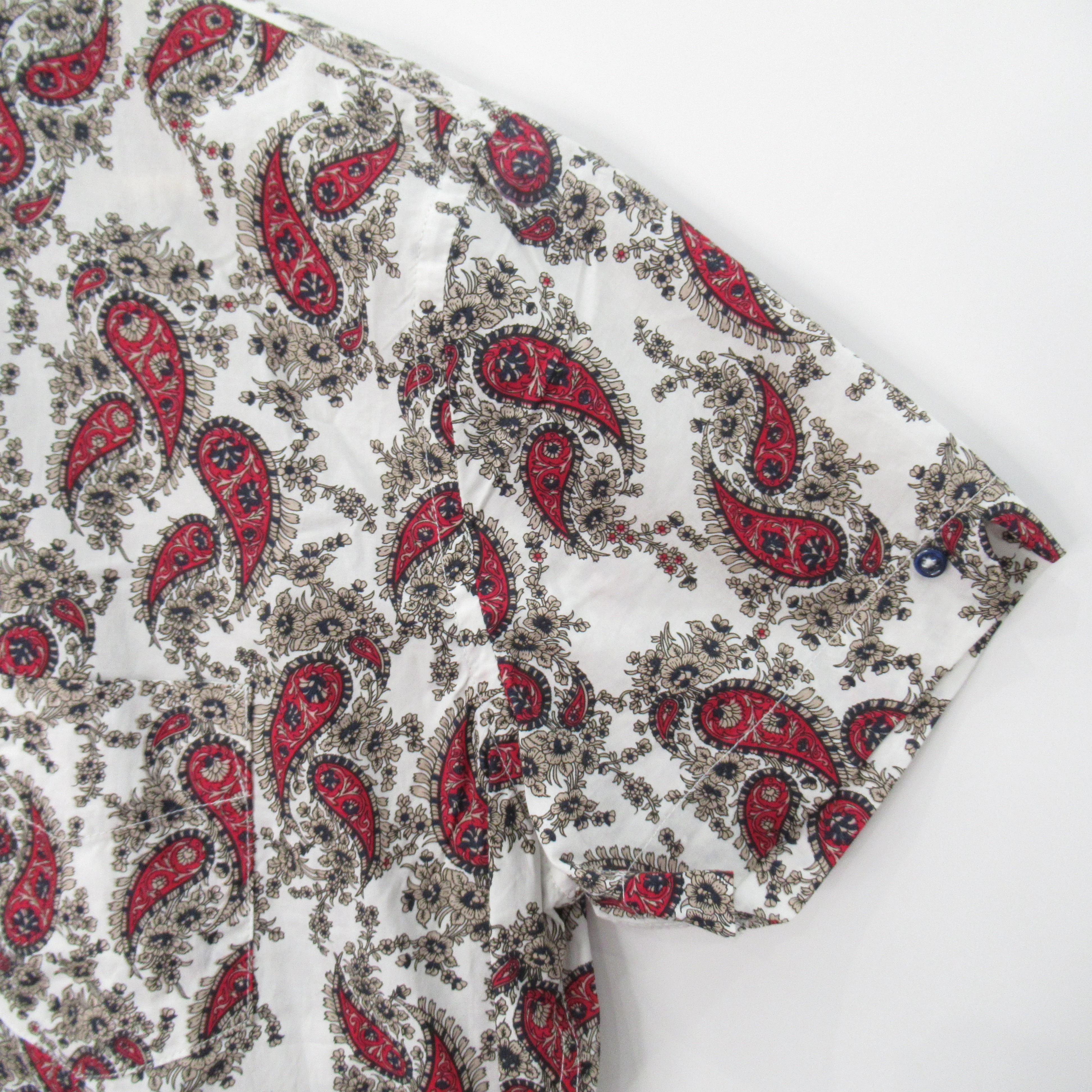 Trojan Shirt Medium Multicoloured Paisley Menswear | Pre-loved - Image 3