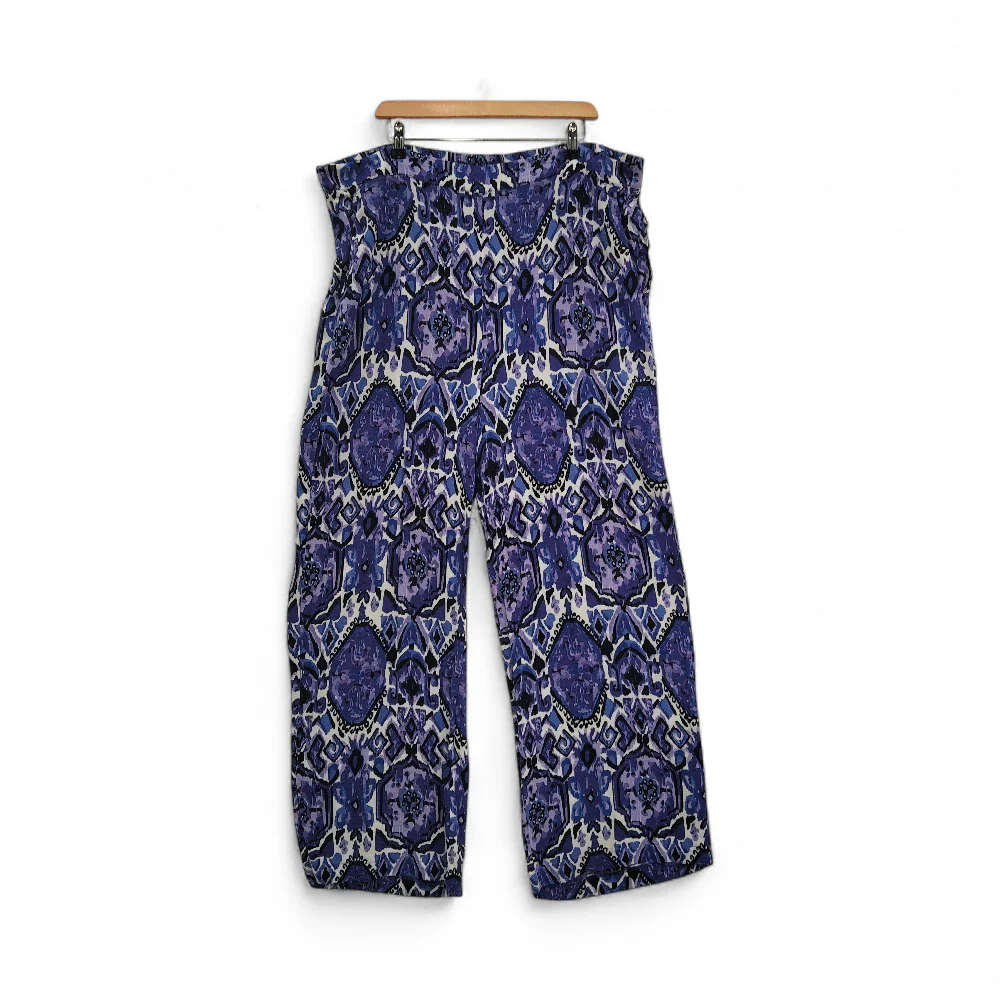 TU Wide Leg Trousers Purple UK 22 Womenswear | Pre-loved