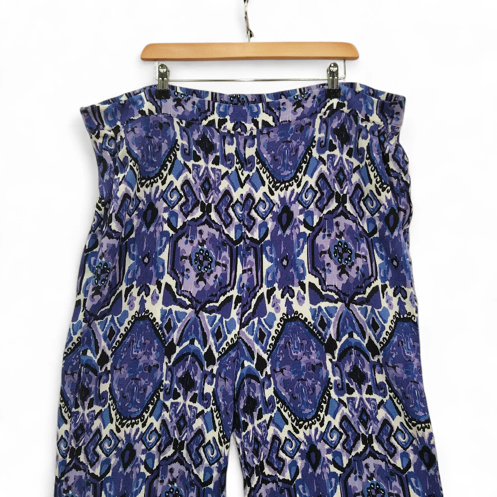 TU Wide Leg Trousers Purple UK 22 Womenswear | Pre-loved - Image 2