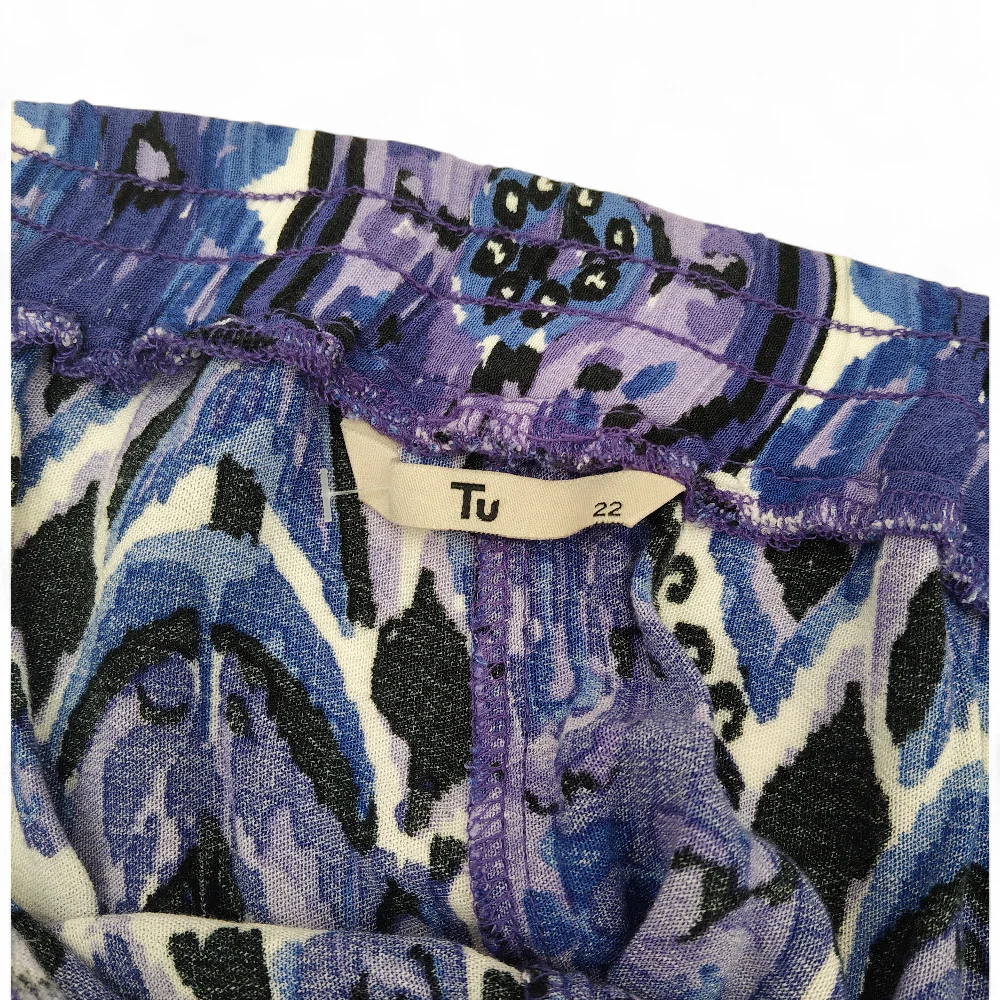 TU Wide Leg Trousers Purple UK 22 Womenswear | Pre-loved - Image 5