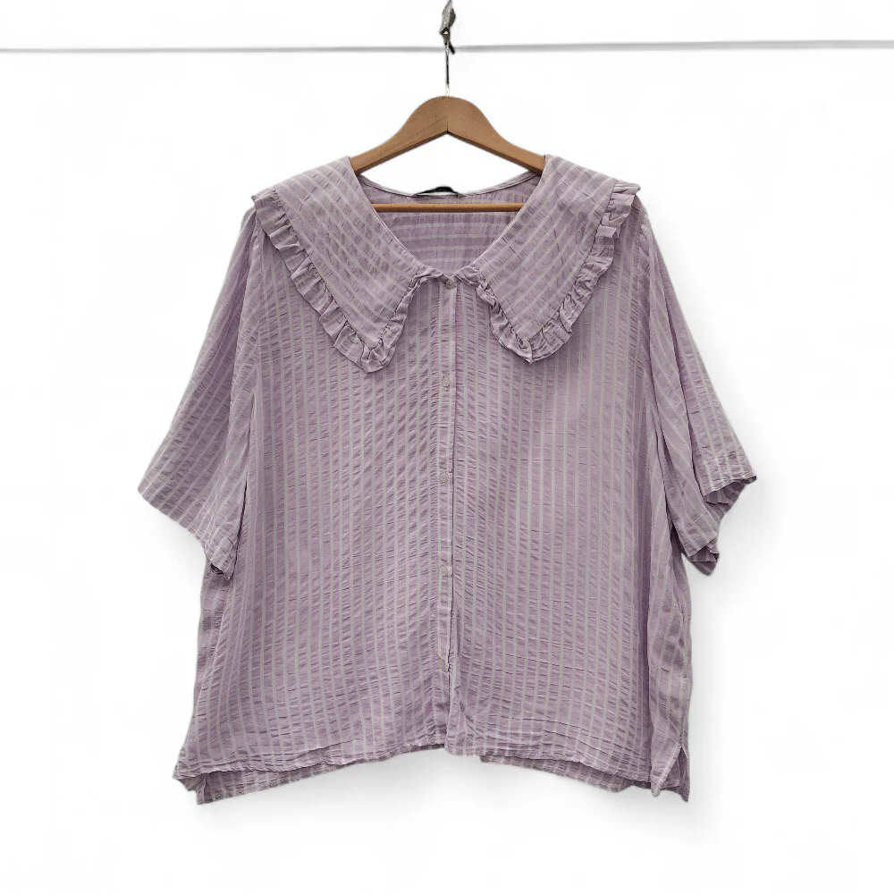 TU Woman Blouse Shirt Lilac UK 22 Womenswear | Pre-loved