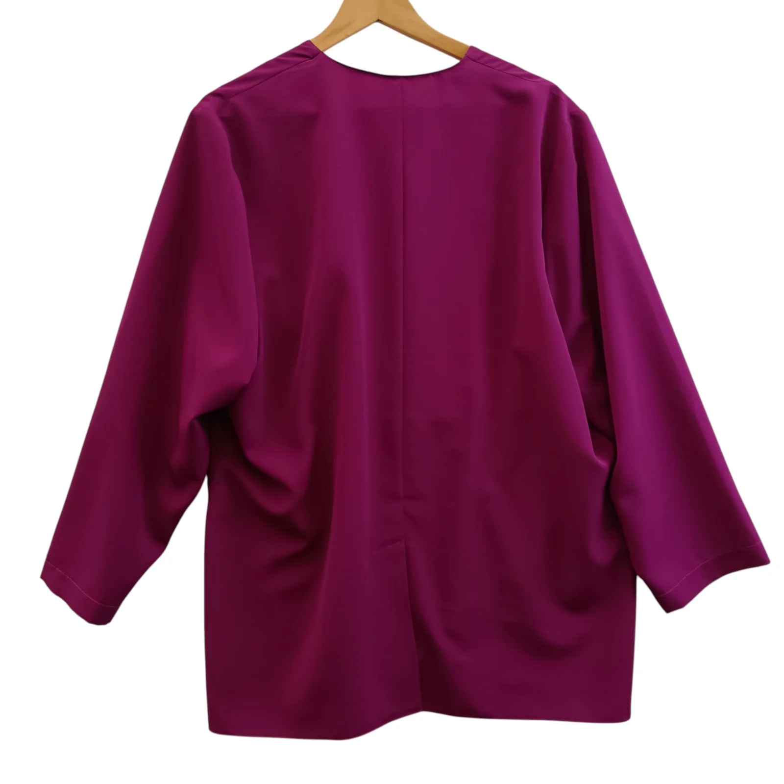 Unbranded Fuchsia Lightweight Jacket UK 22 Womenswear | Pre-loved - Image 2