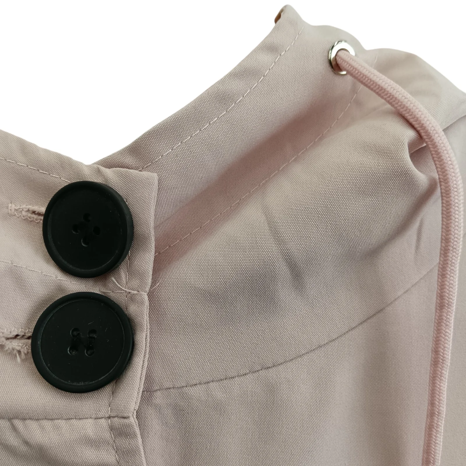 Unbranded Lightweight Hooded Women's Jacket In Pale Pink UK 4 XL Womenswear | Pre-loved - Image 3
